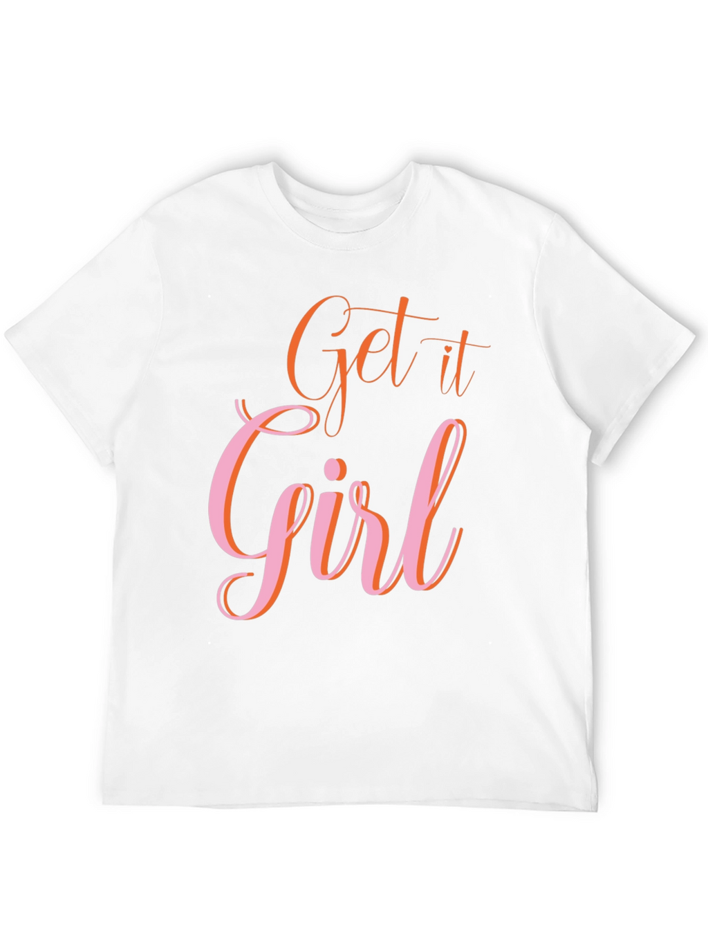 Get it Girl Graphic Tee - Trendy Black T-Shirt