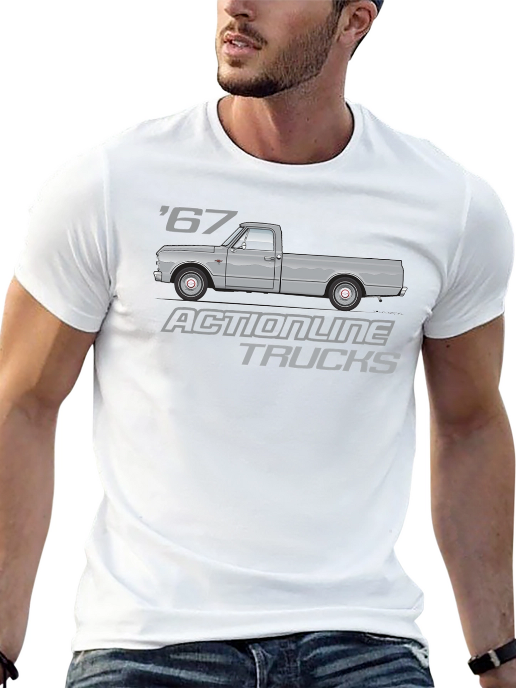Actionline Trucks 67 Graphic Tee - Black