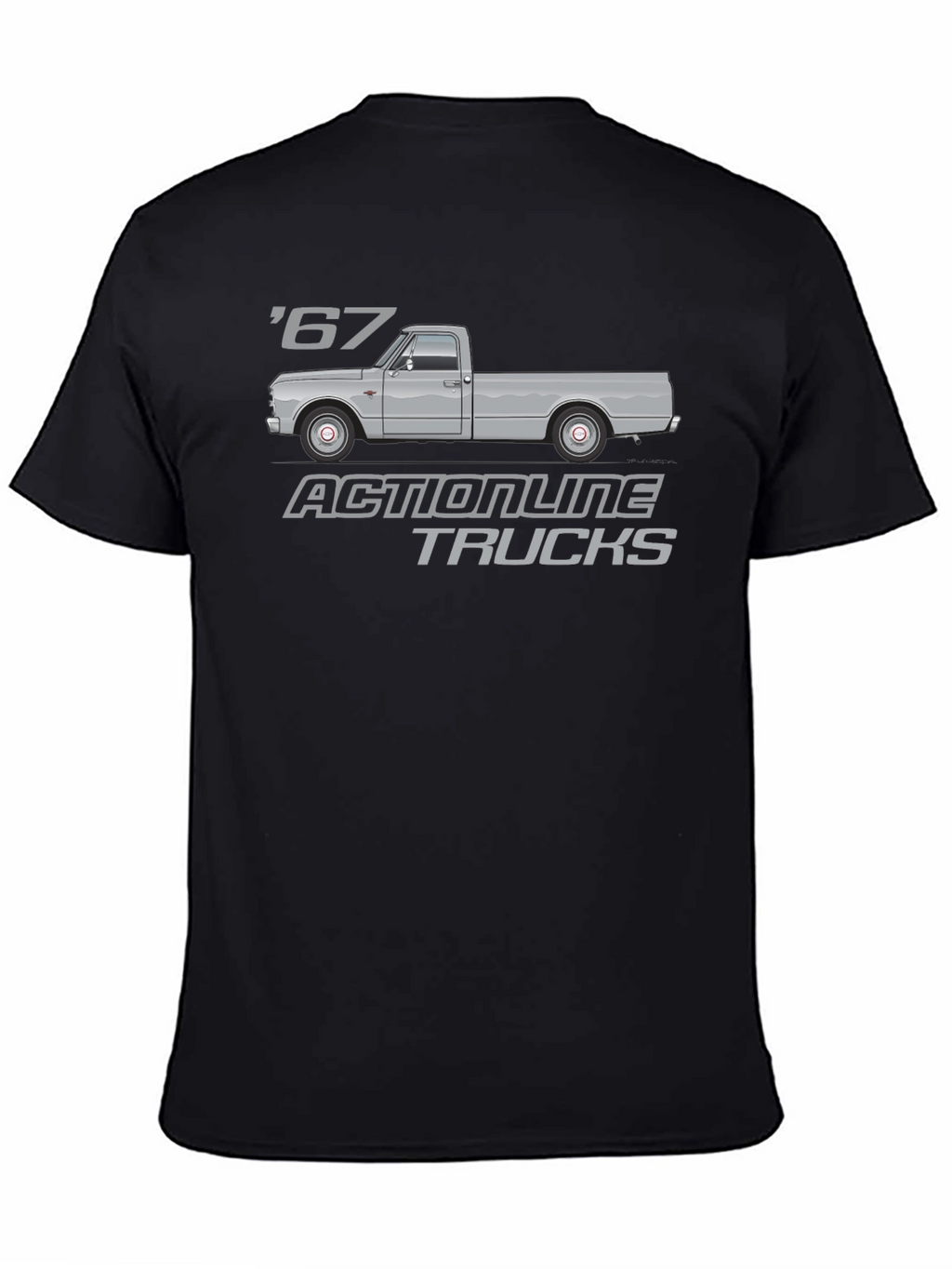 Actionline Trucks 67 Graphic Tee - Black