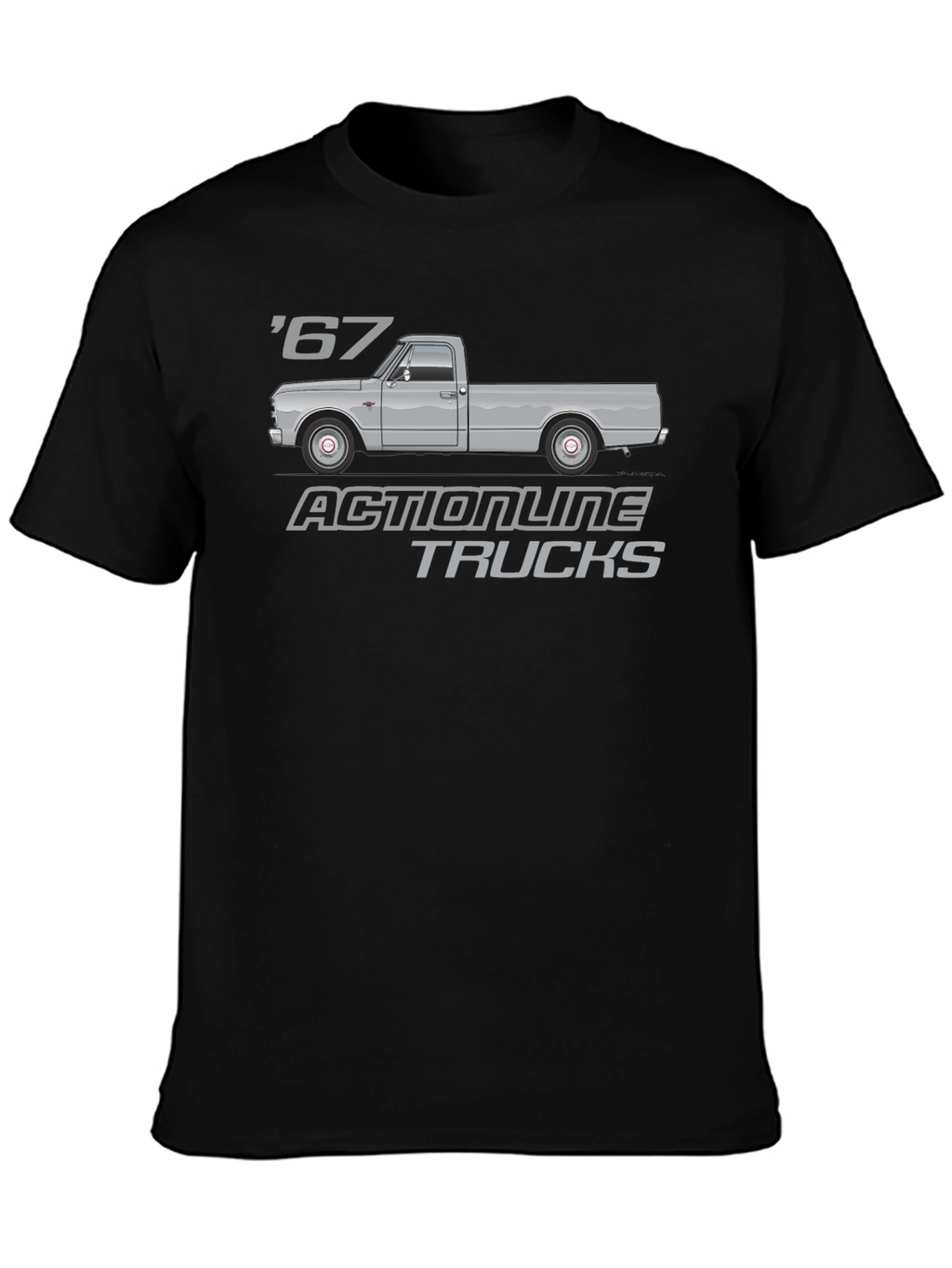 Actionline Trucks 67 Graphic Tee - Black