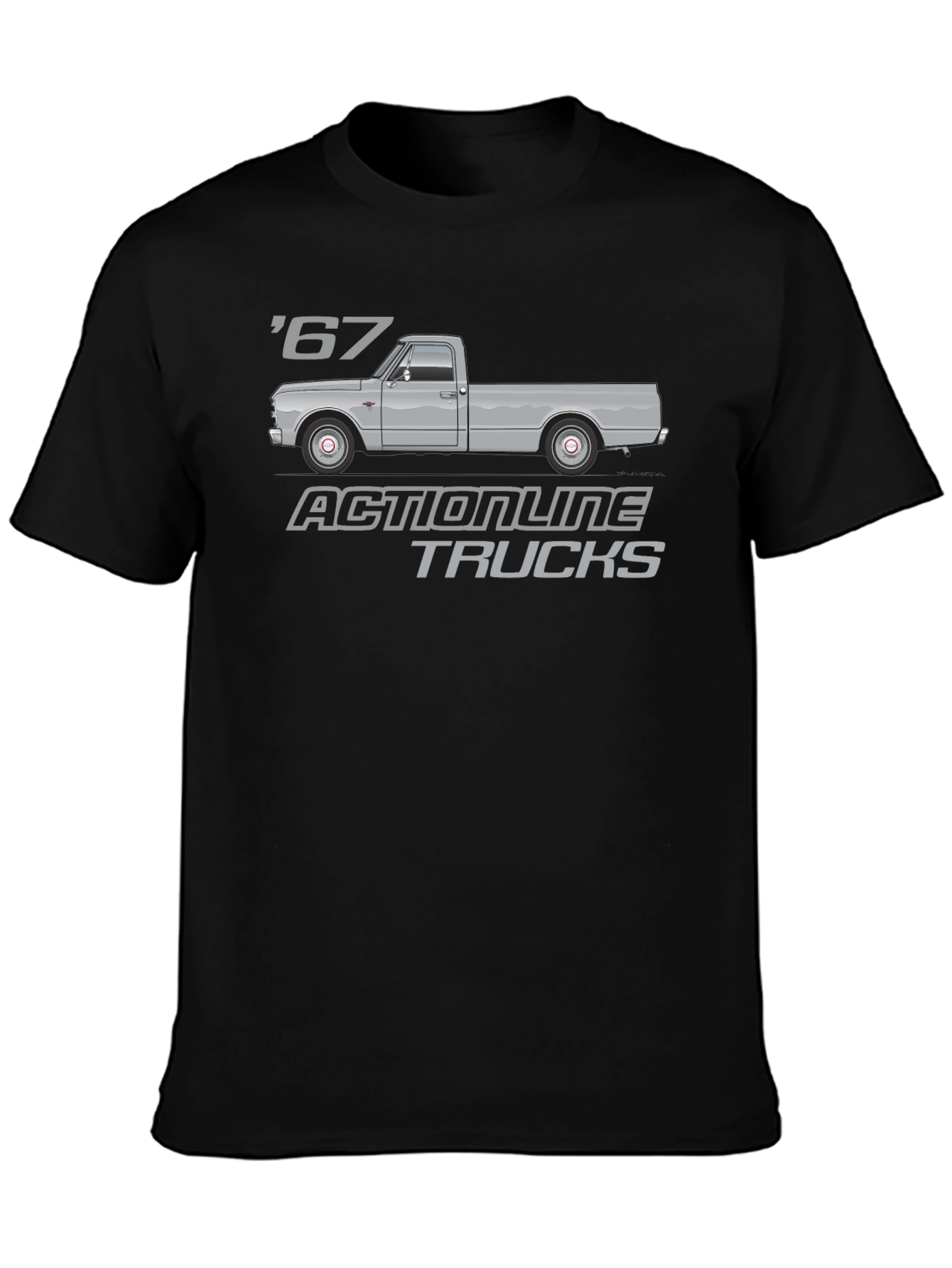 Actionline Trucks 67 Graphic Tee - Black