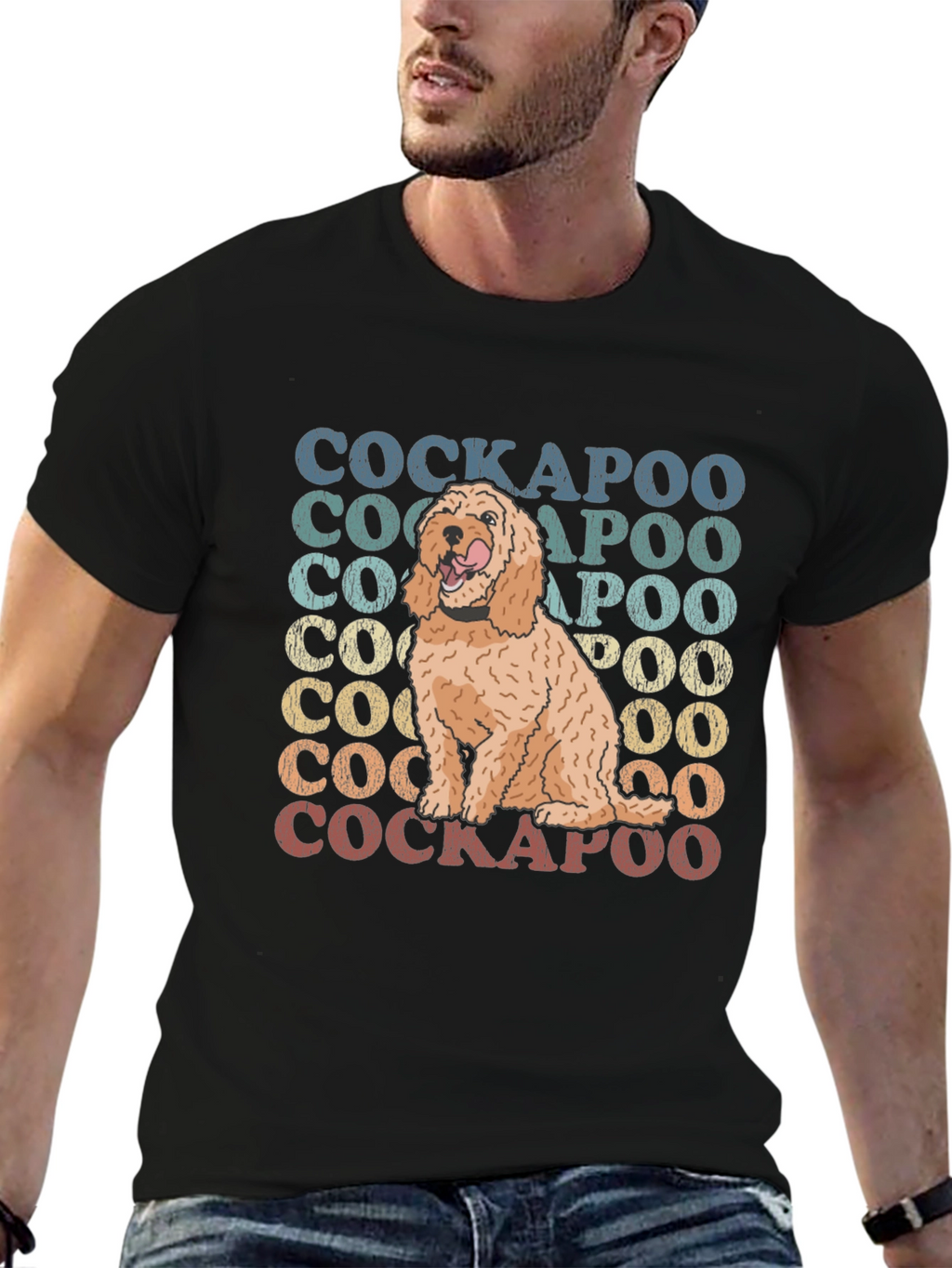 Retro Cockapoo Dog Lover T-Shirt