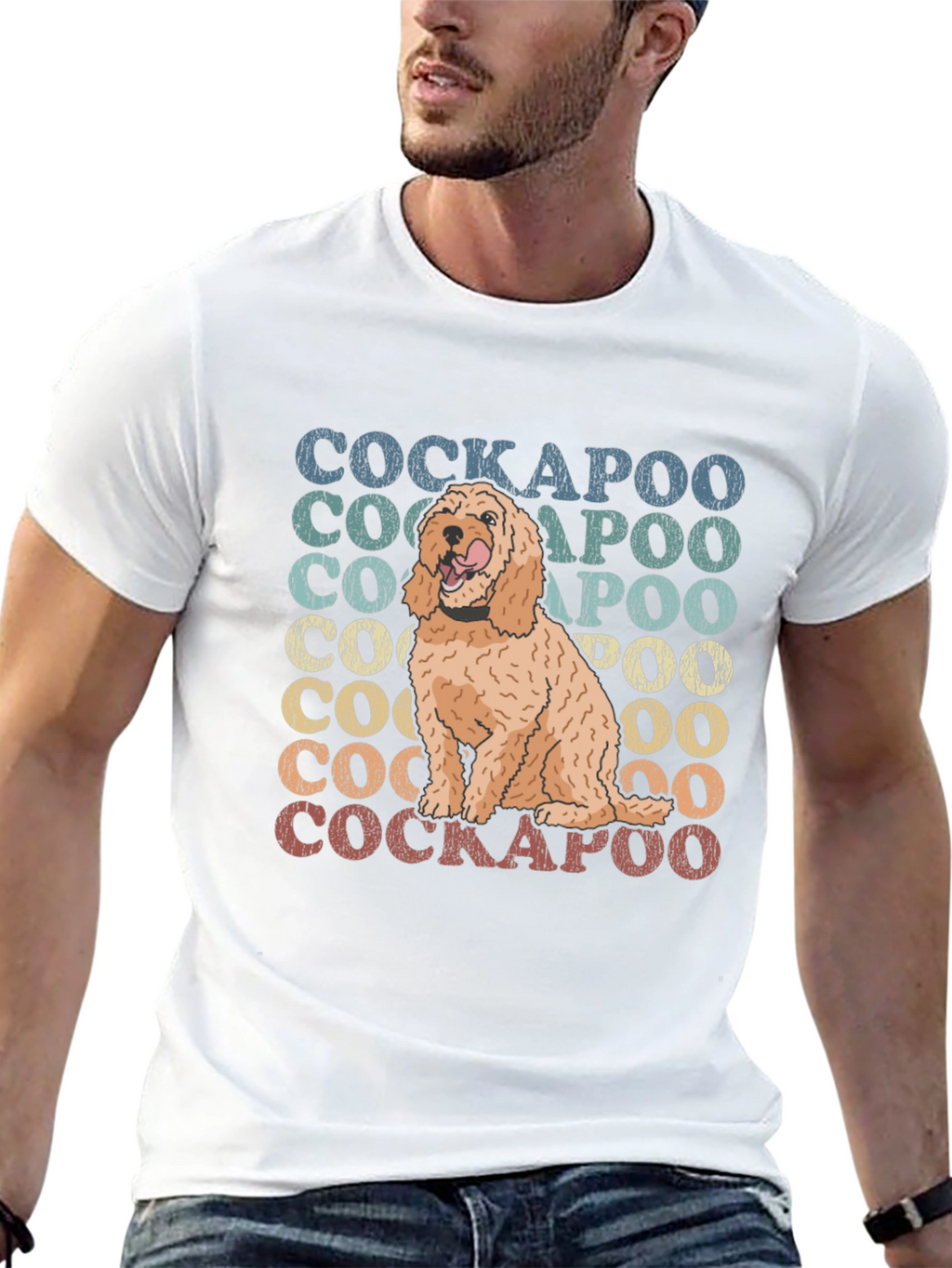 Retro Cockapoo Dog Lover T-Shirt