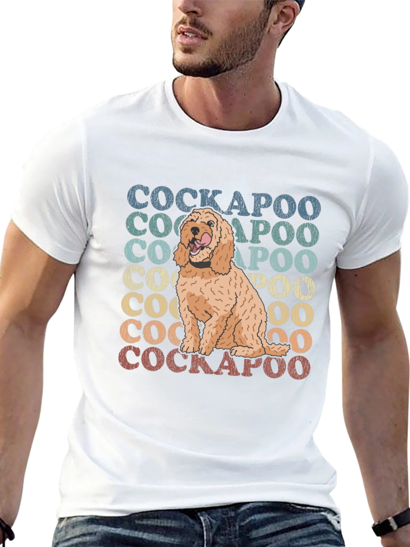 Retro Cockapoo Dog Lover T-Shirt