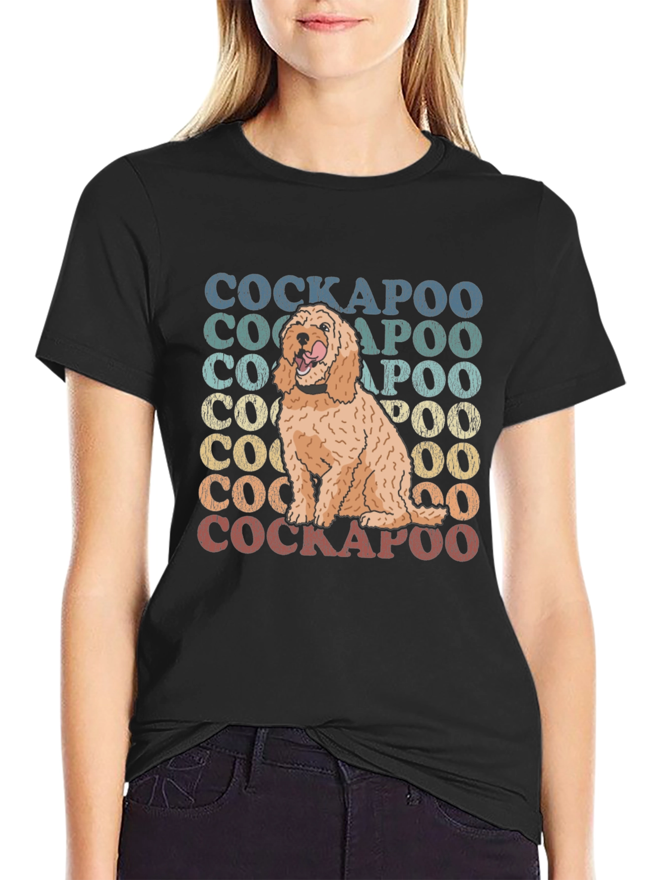 Retro Cockapoo Dog Lover T-Shirt