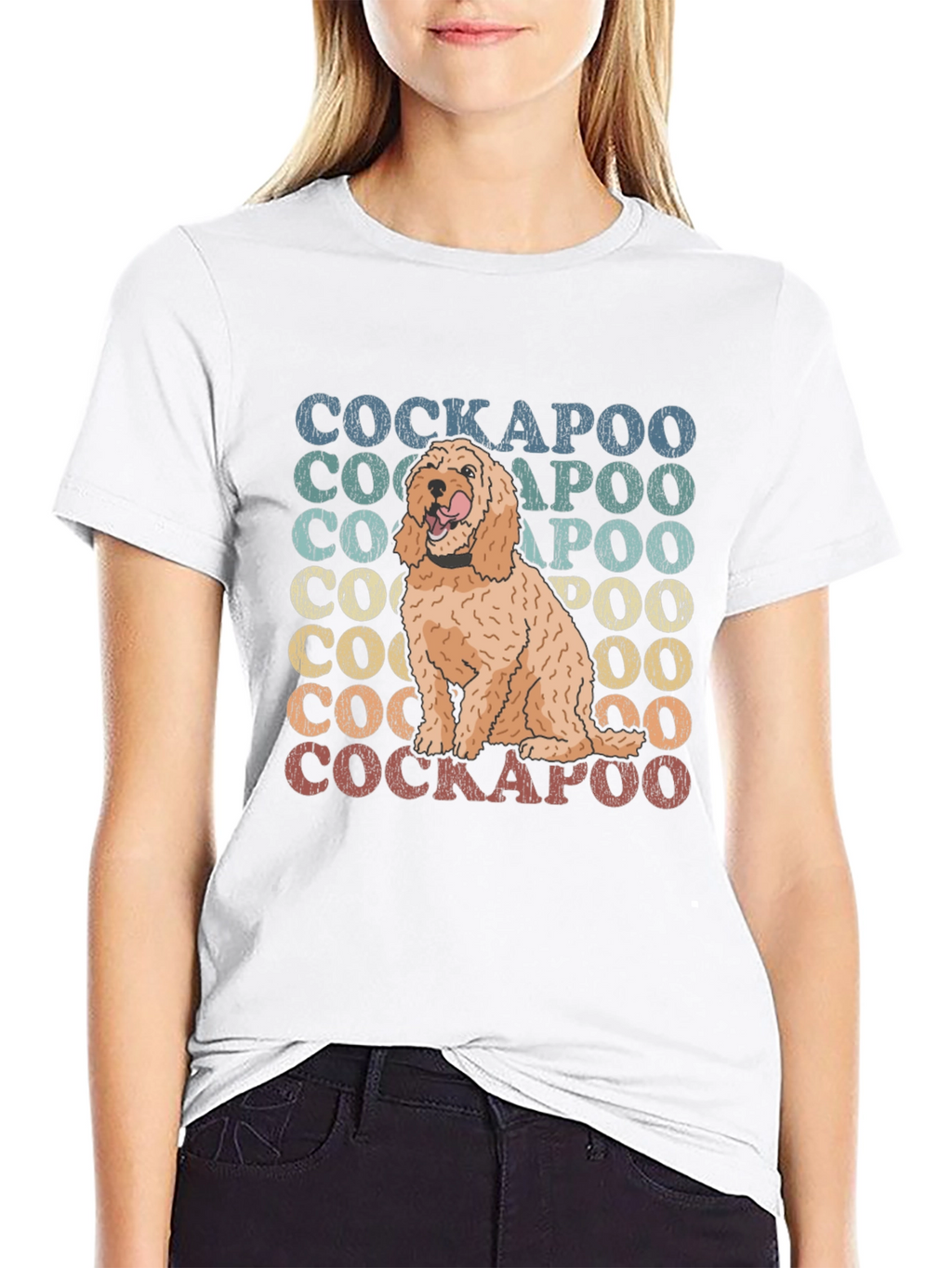 Retro Cockapoo Dog Lover T-Shirt