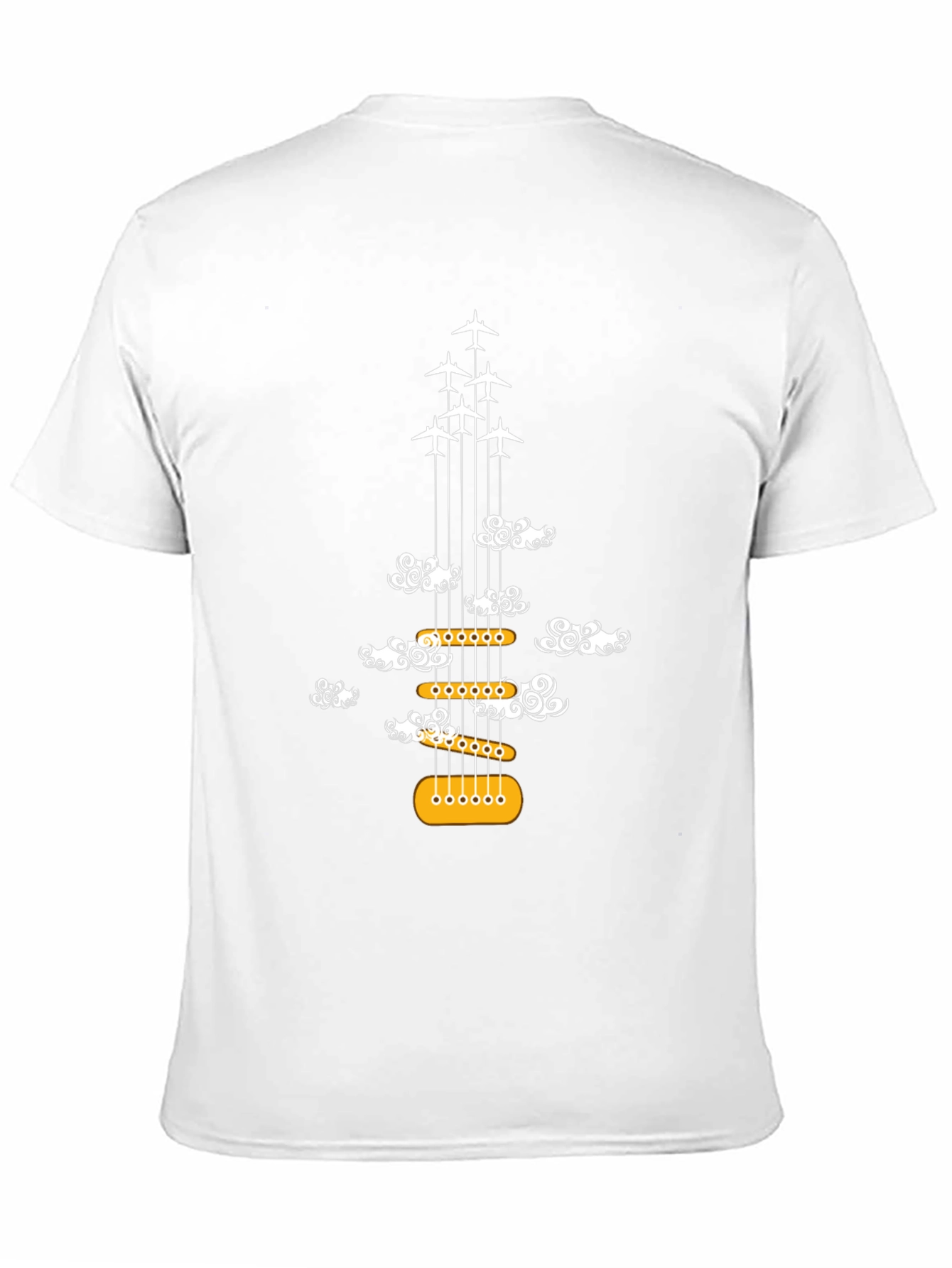 Guitar Plane Cloud T-Shirt