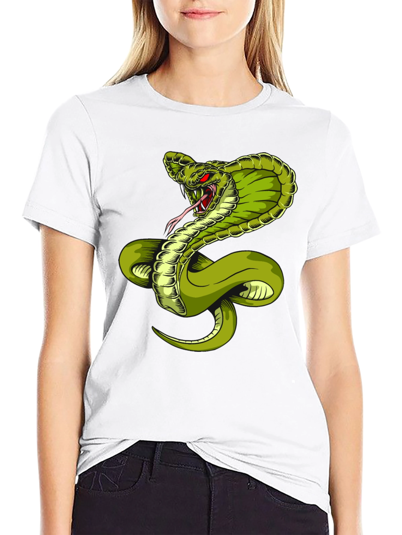 Cobra Graphic T-Shirt - Mens Bold Serpent Tee