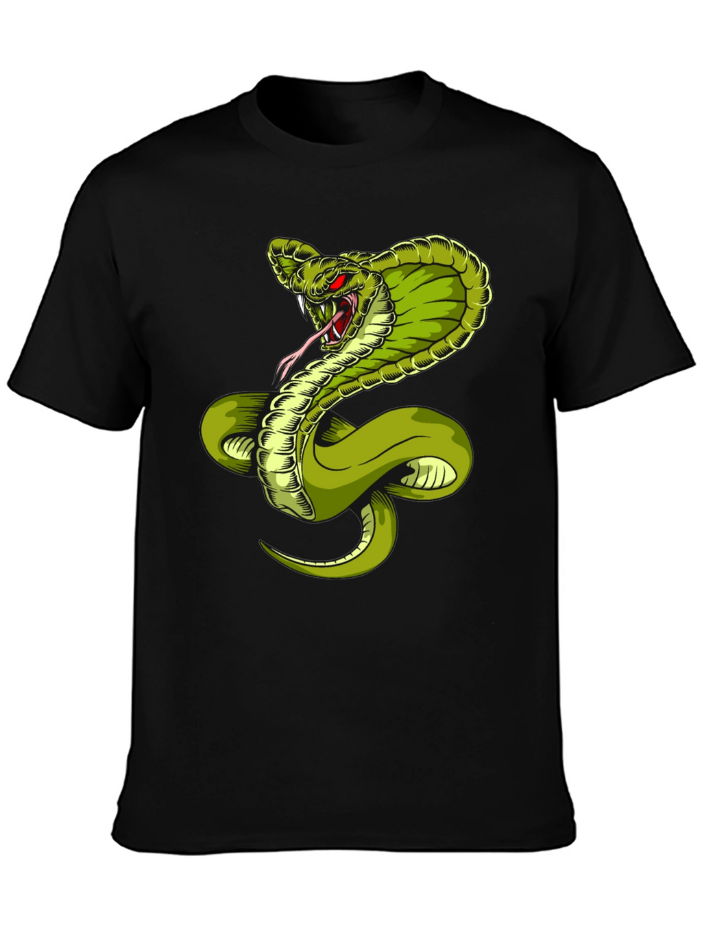 Cobra Graphic T-Shirt - Mens Bold Serpent Tee