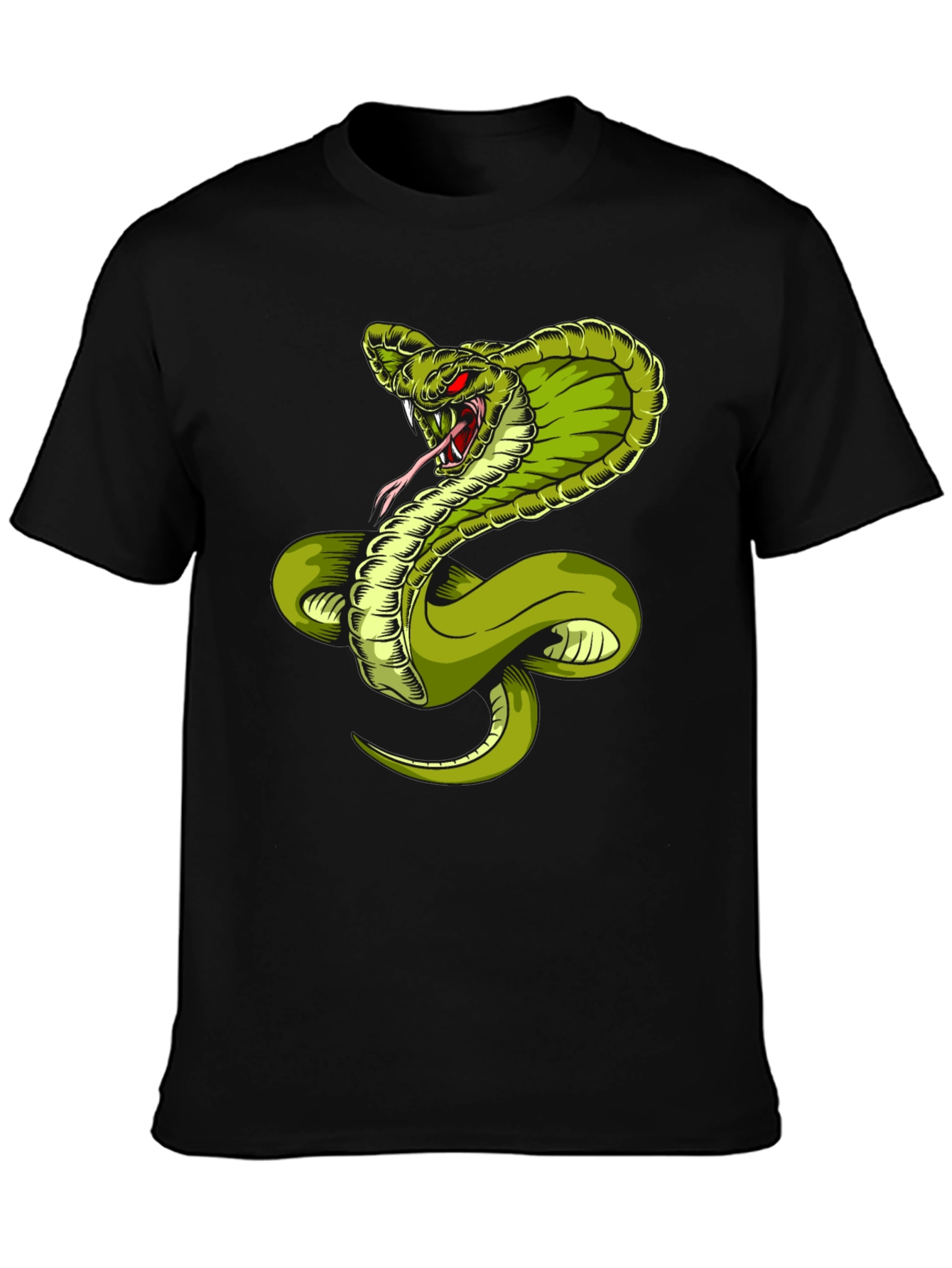 Cobra Graphic T-Shirt - Mens Bold Serpent Tee