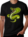 Cobra Graphic T-Shirt - Mens Bold Serpent Tee