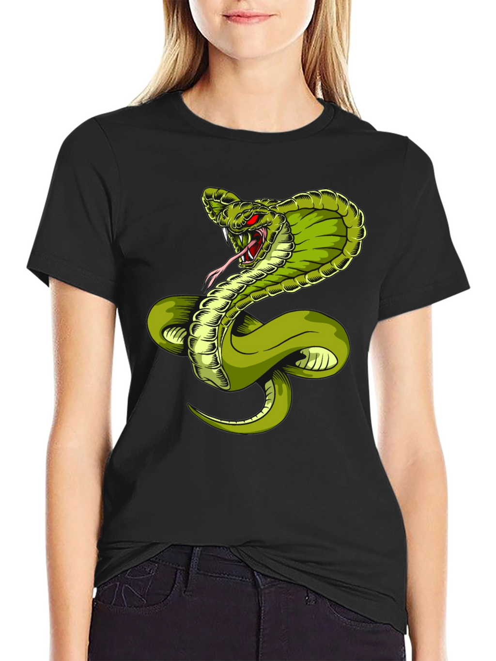 Cobra Graphic T-Shirt - Mens Bold Serpent Tee