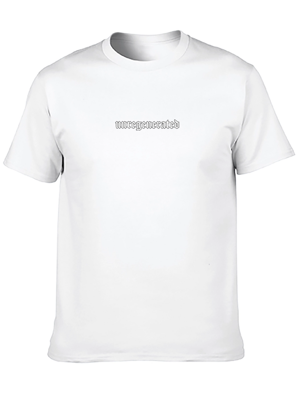 Unregenerated Graphic Tee - Mens Casual Black T-Shirt