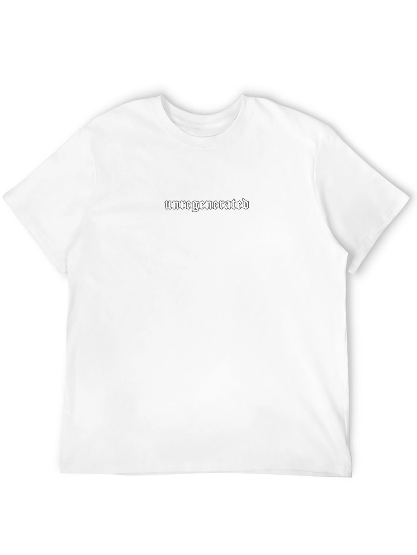 Unregenerated Graphic Tee - Mens Casual Black T-Shirt