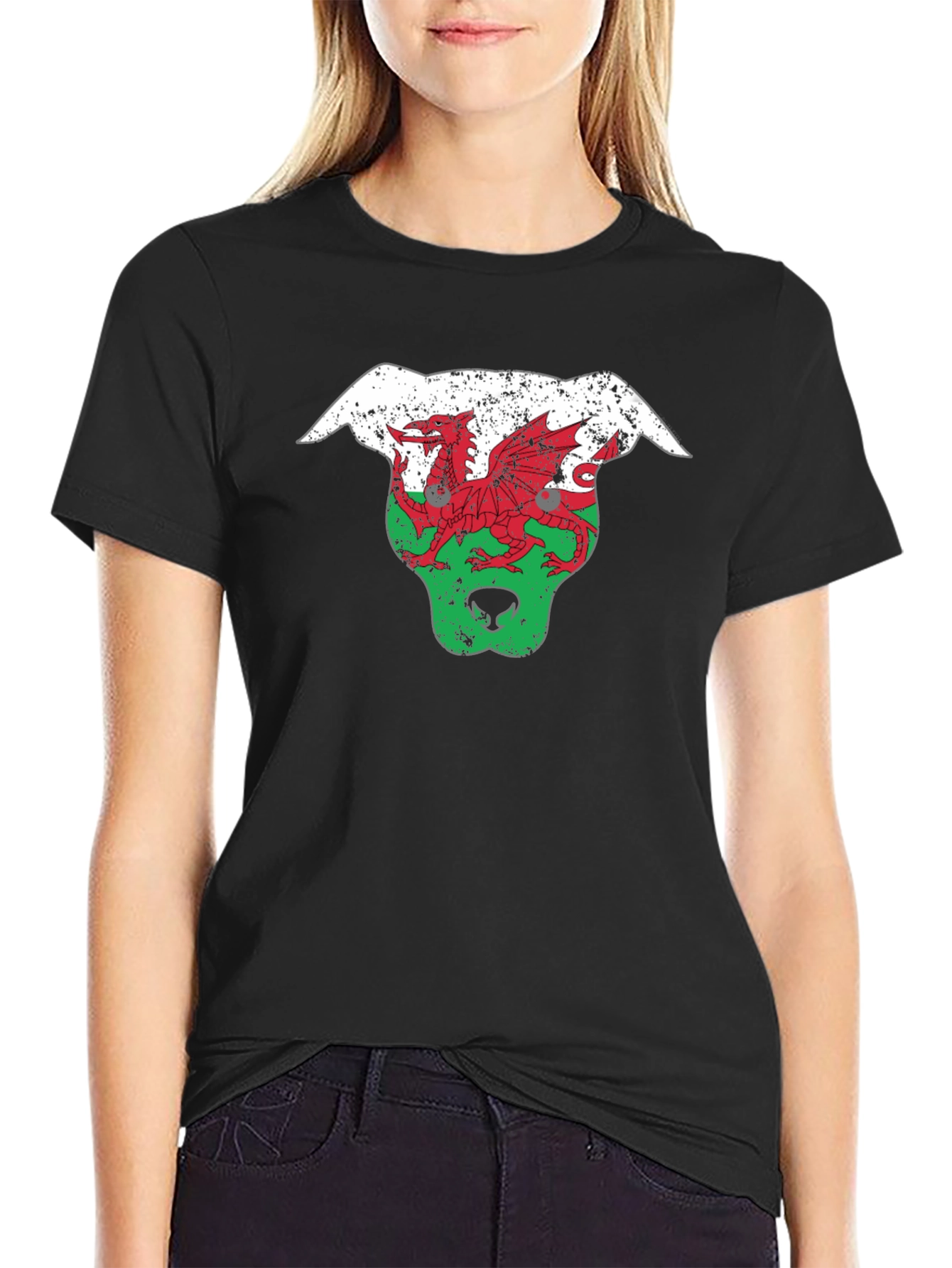 Welsh Dragon Pitbull T-Shirt - Wales Pride