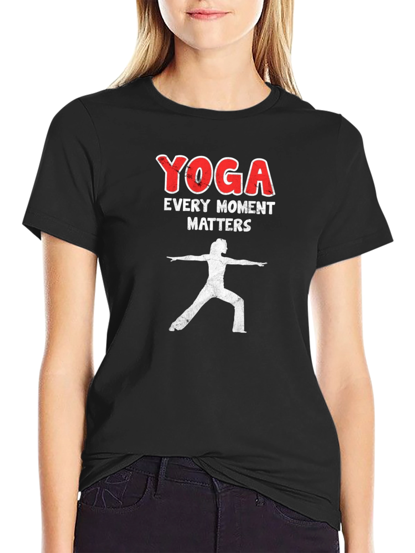Yoga Every Moment Matters Graphic T-Shirt