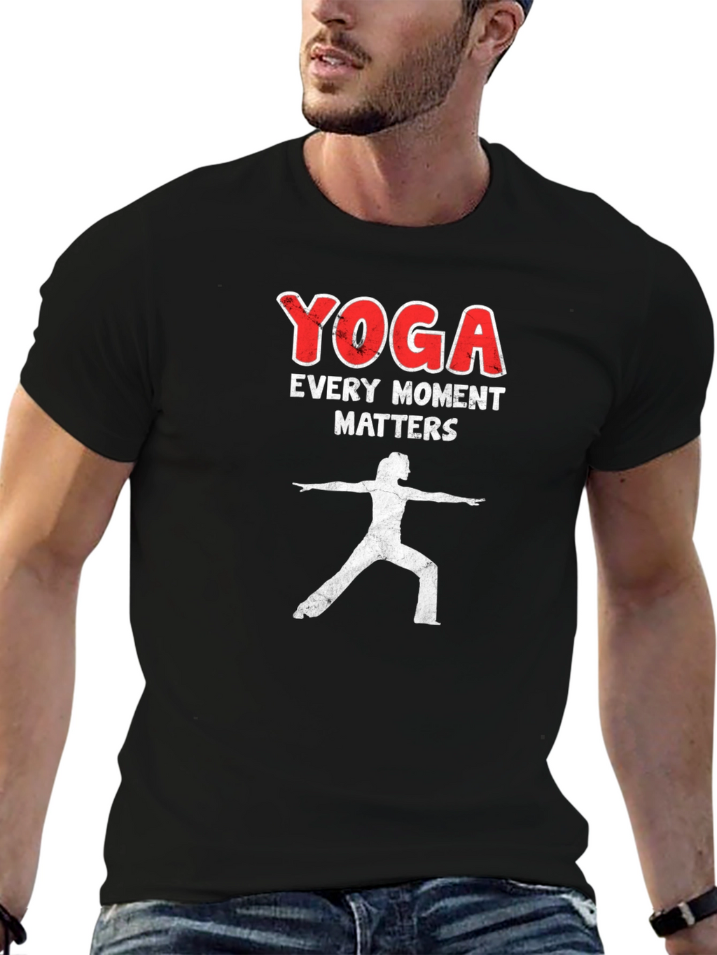 Yoga Every Moment Matters Graphic T-Shirt