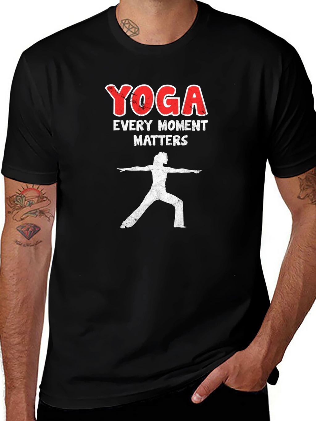 Yoga Every Moment Matters Graphic T-Shirt