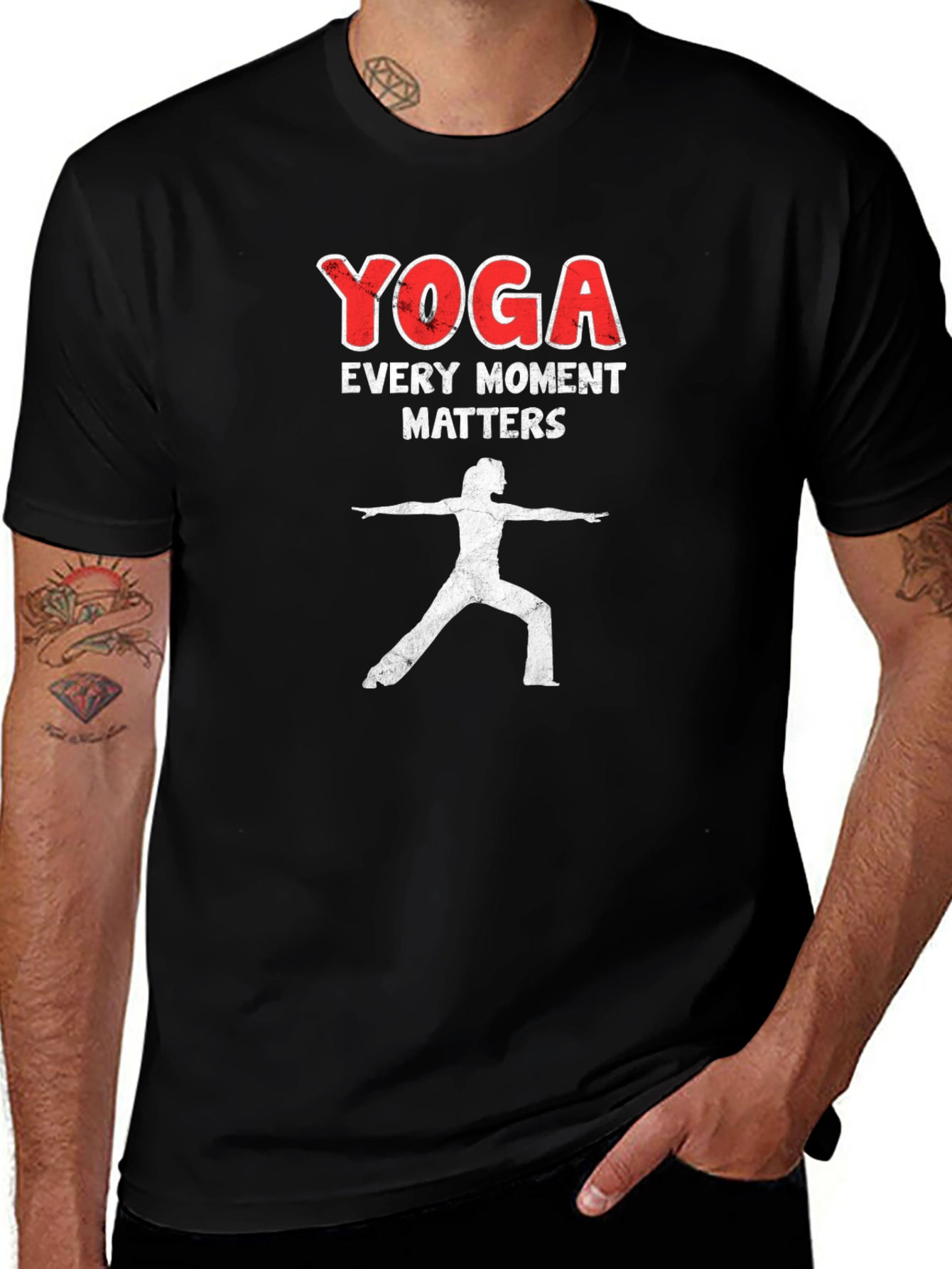 Yoga Every Moment Matters Graphic T-Shirt