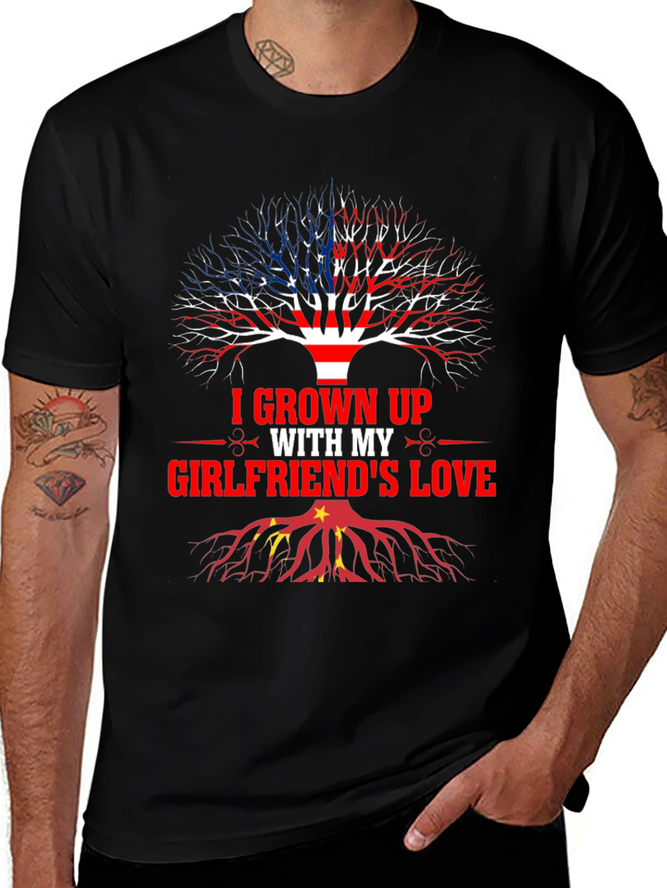 I Grown Up With My Girlfriends Love T-Shirt