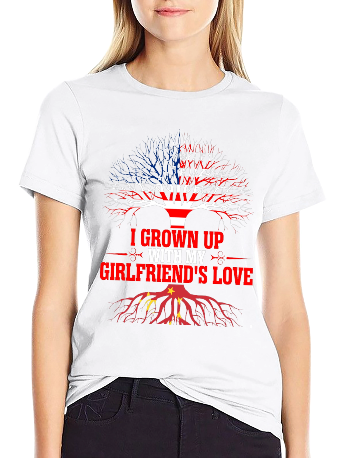 I Grown Up With My Girlfriends Love T-Shirt