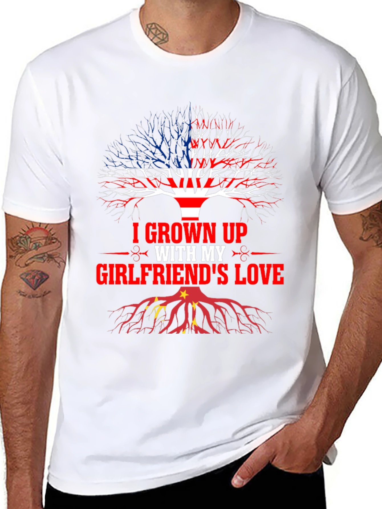 I Grown Up With My Girlfriends Love T-Shirt