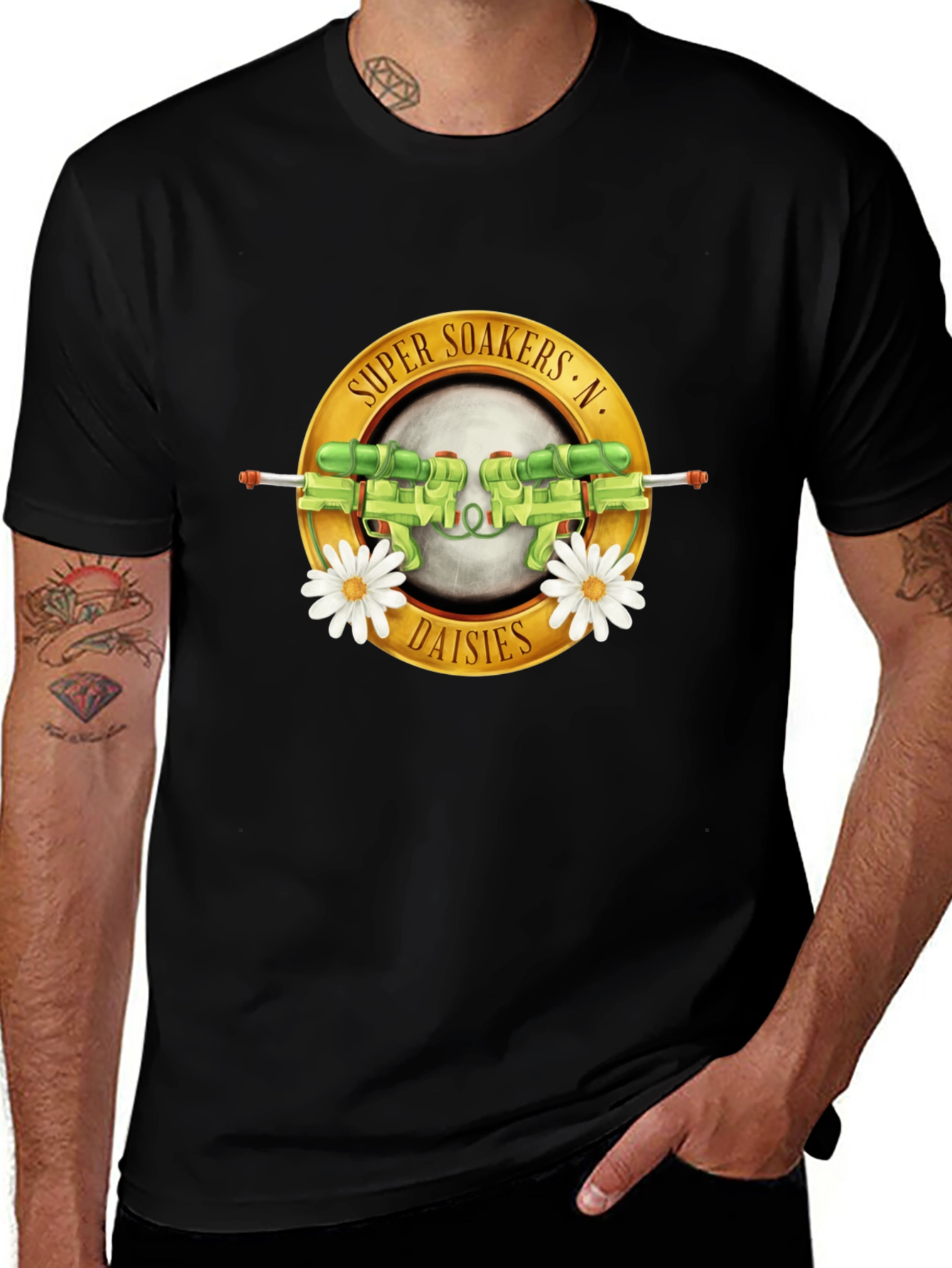 Super Soakers N Daisies Graphic Tee