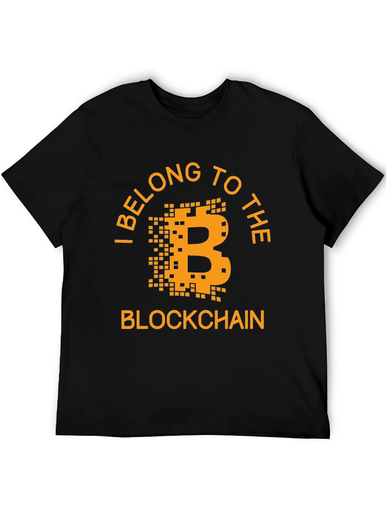 Bitcoin Blockchain T-Shirt - I Belong to The Blockchain Tee