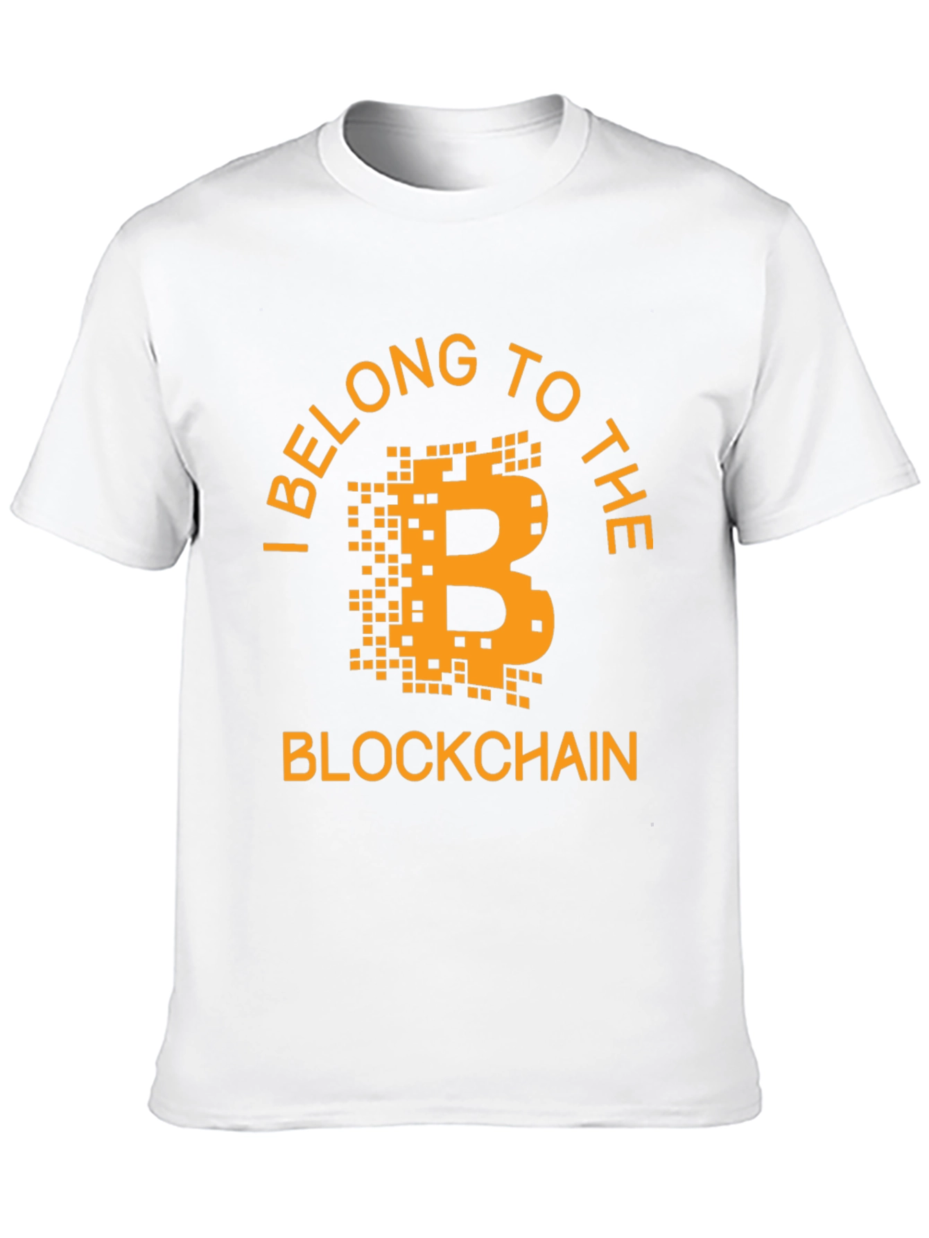 Bitcoin Blockchain T-Shirt - I Belong to The Blockchain Tee
