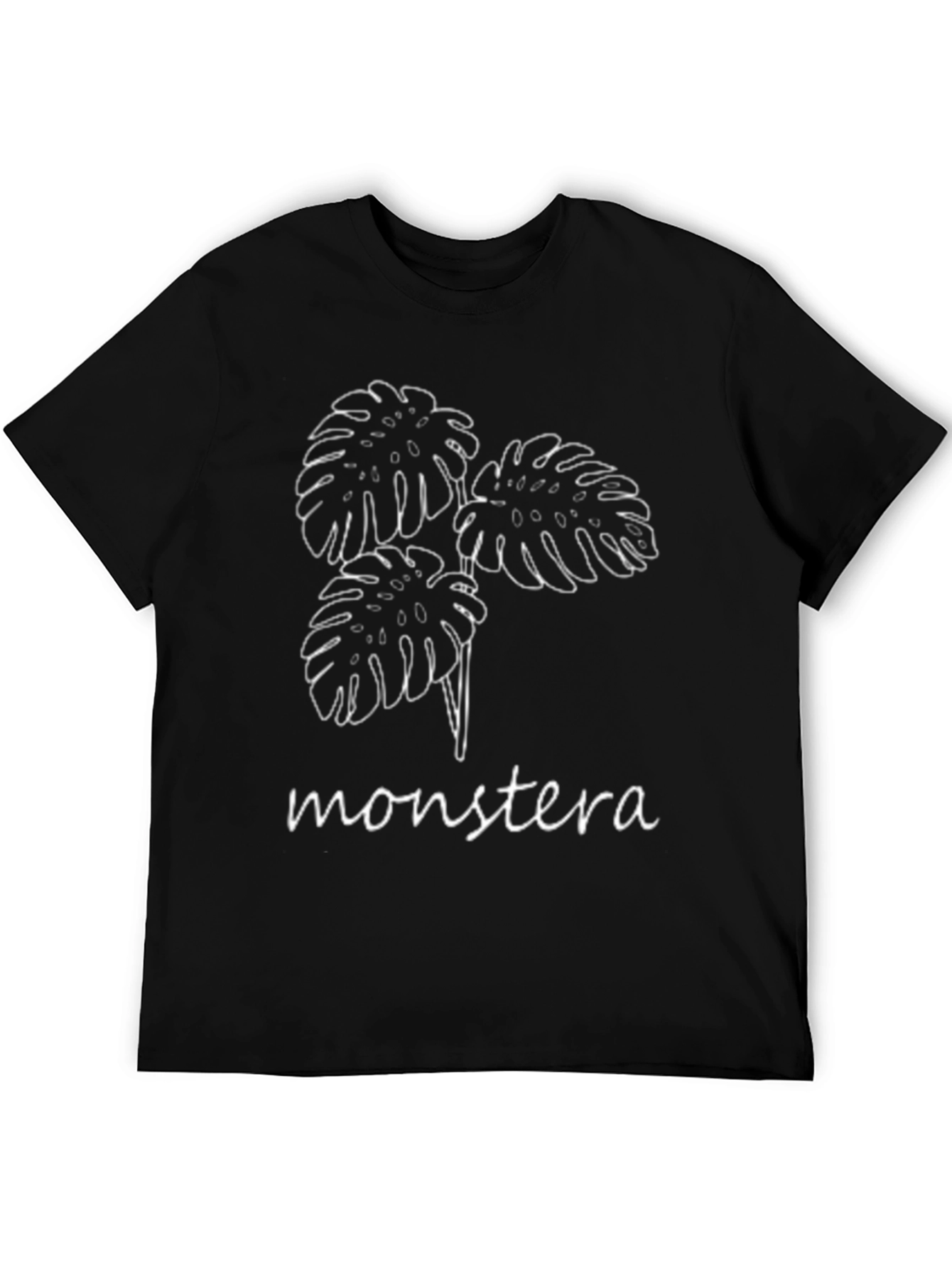 Monstera Graphic Tee - Modern Plant Lover T-Shirt