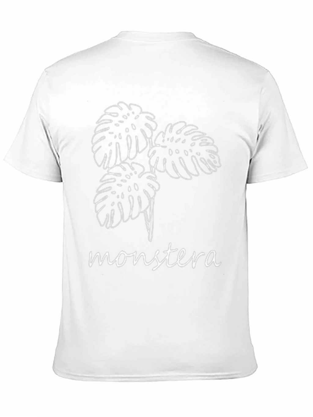 Monstera Graphic Tee - Modern Plant Lover T-Shirt