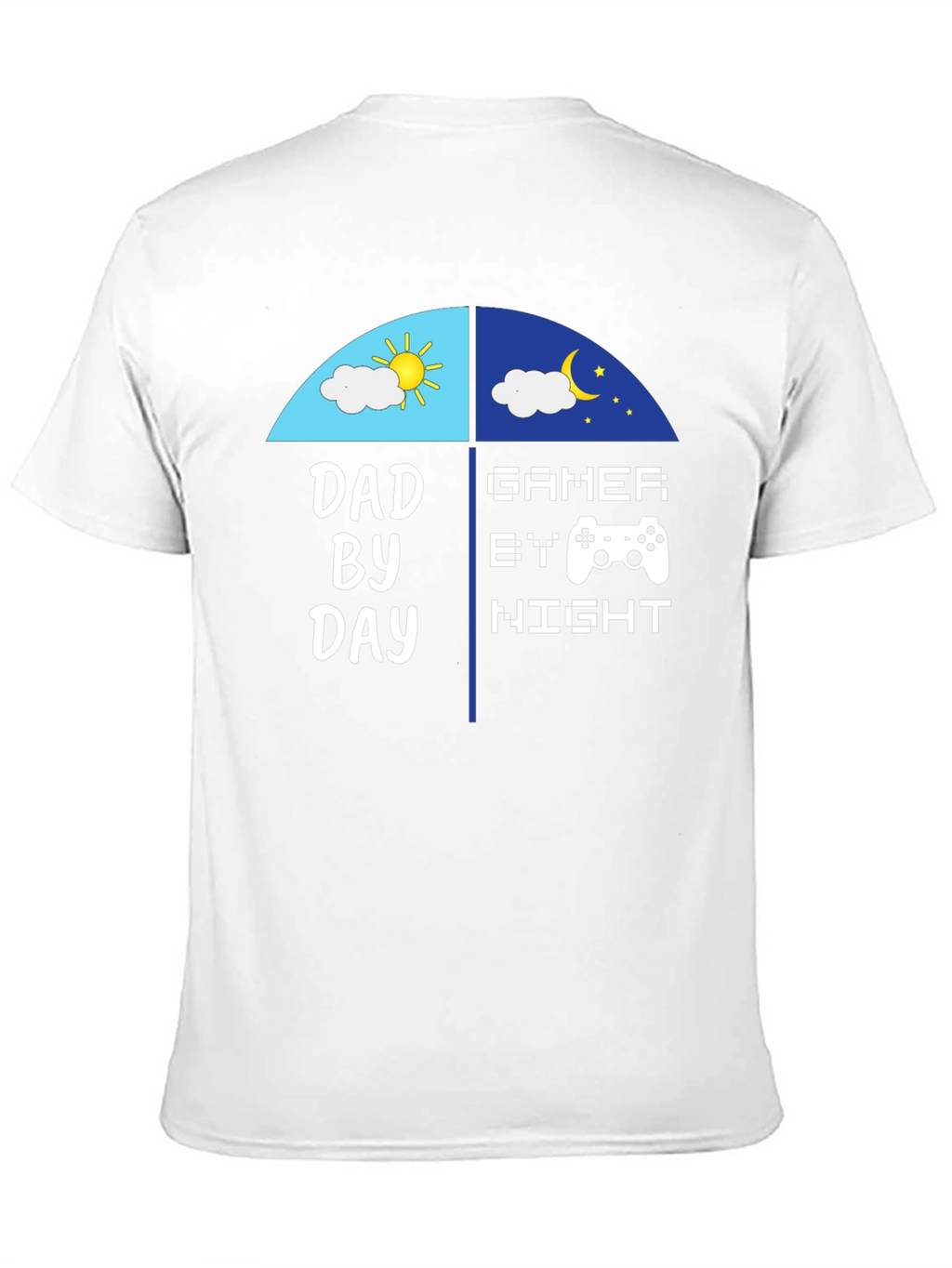 Dad By Day Gamer By Night Graphic Tee