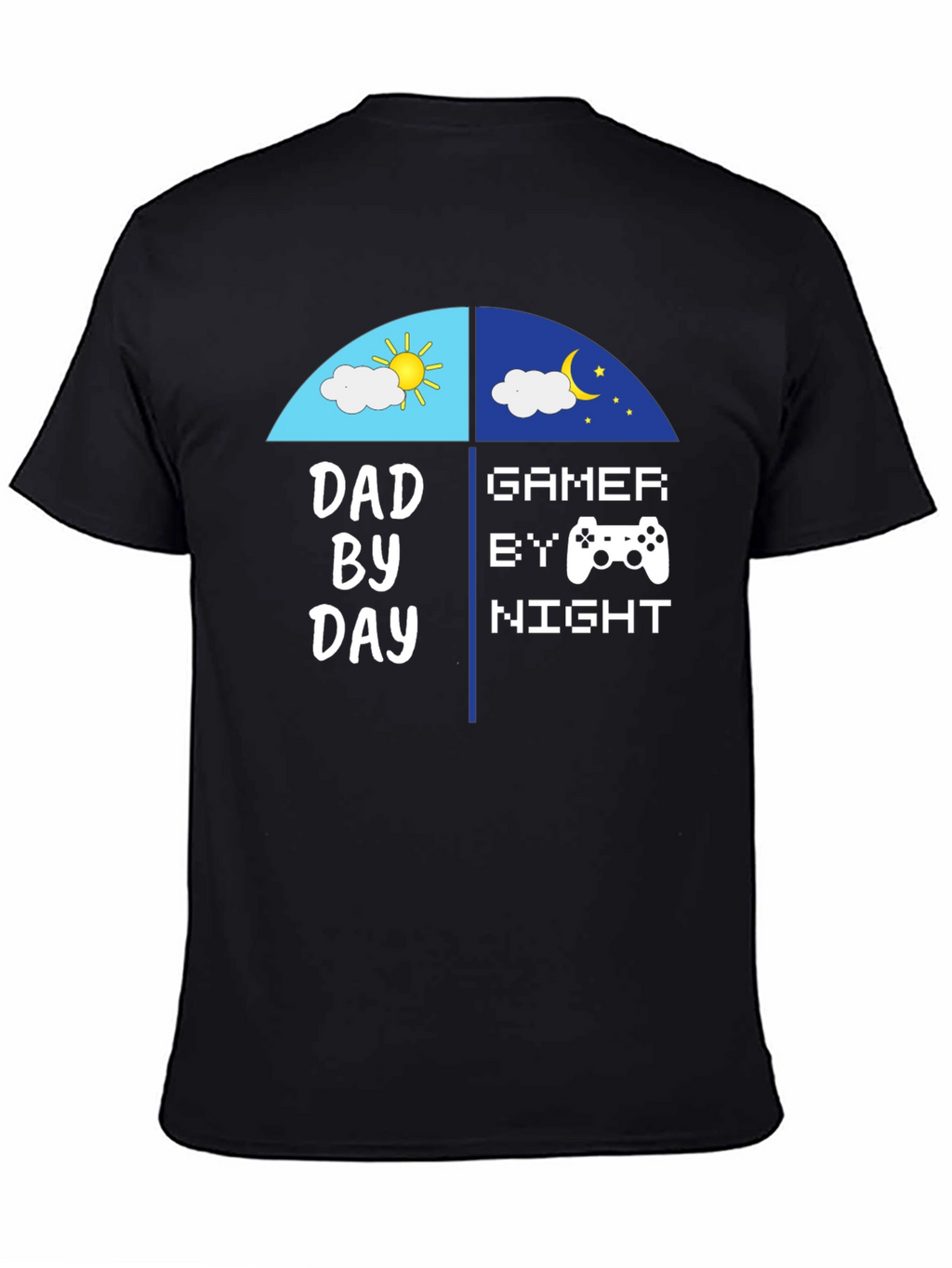 Dad By Day Gamer By Night Graphic Tee