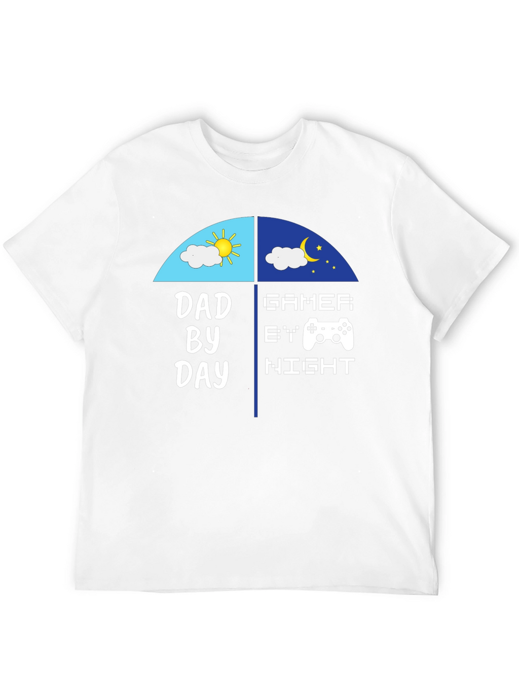 Dad By Day Gamer By Night Graphic Tee