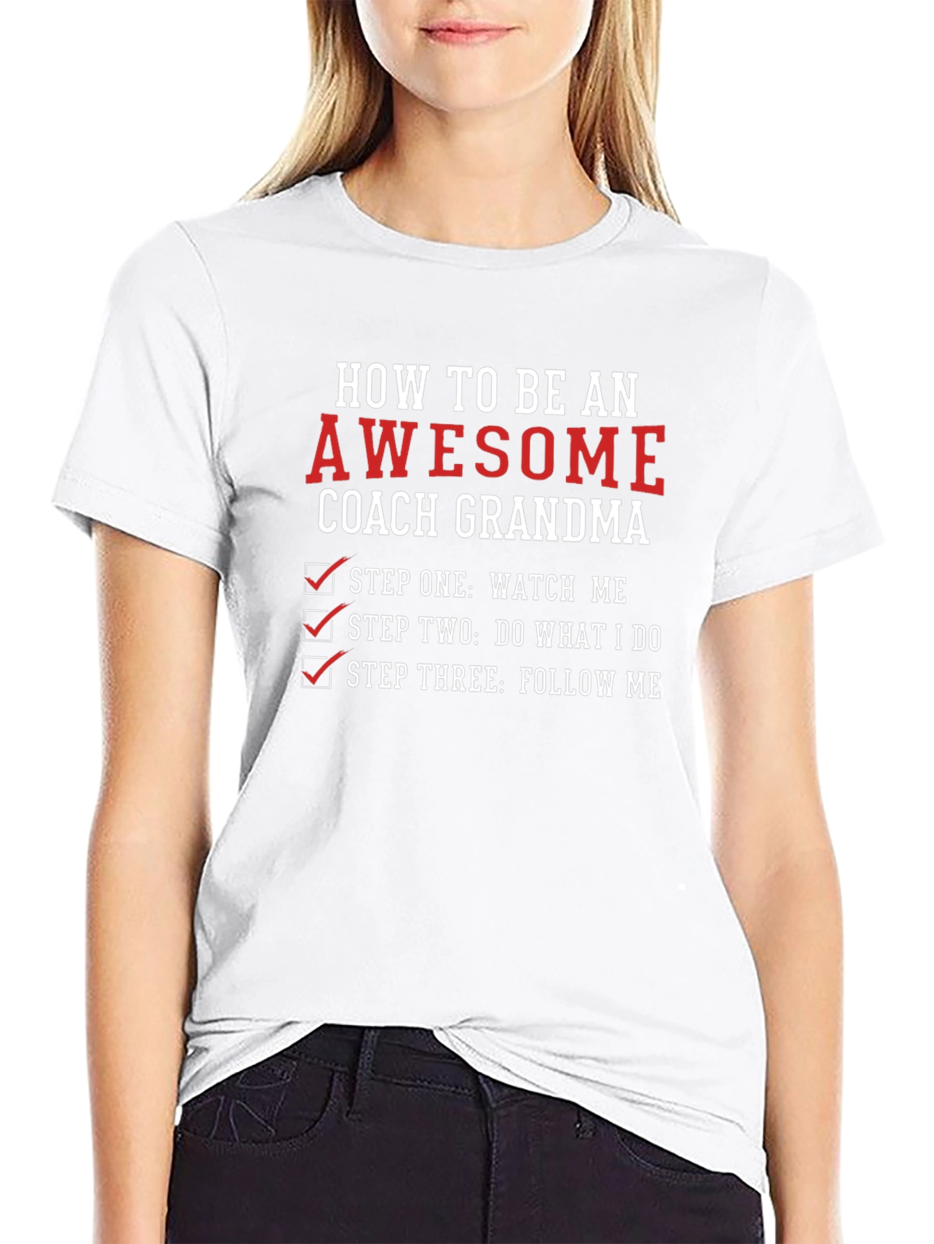 Awesome Coach Grandma T-Shirt