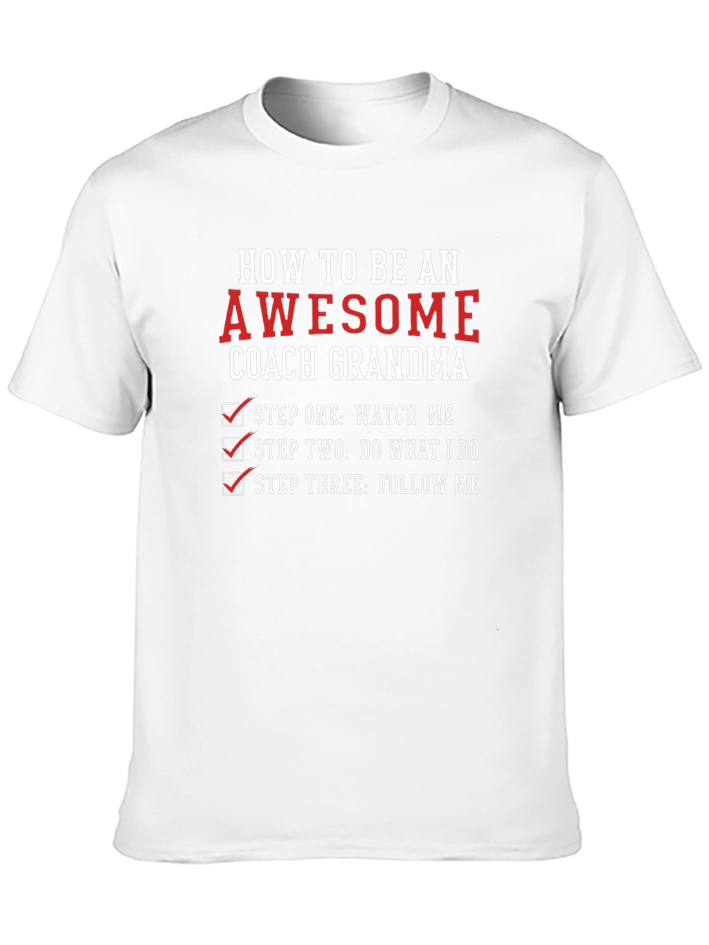 Awesome Coach Grandma T-Shirt