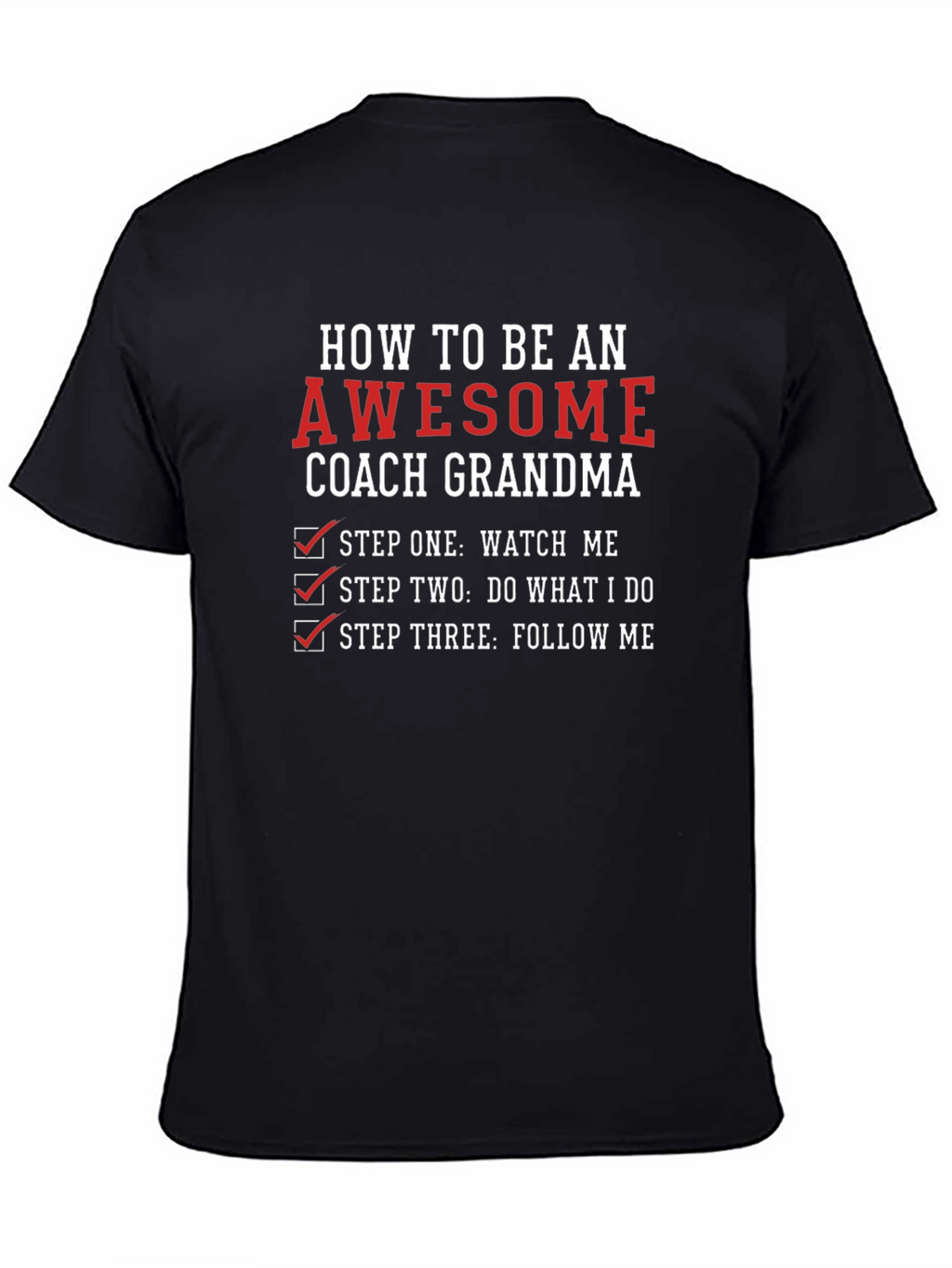 Awesome Coach Grandma T-Shirt