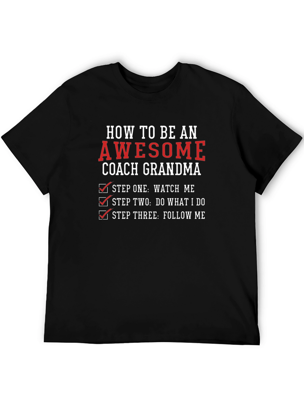Awesome Coach Grandma T-Shirt