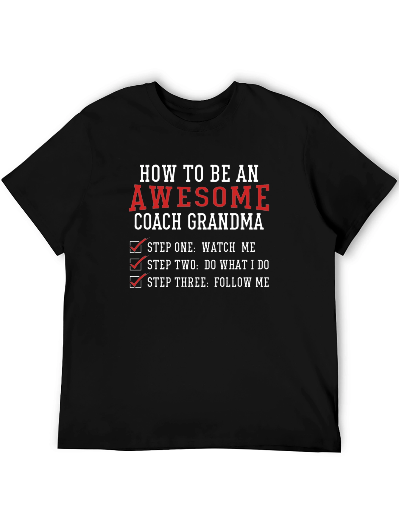 Awesome Coach Grandma T-Shirt