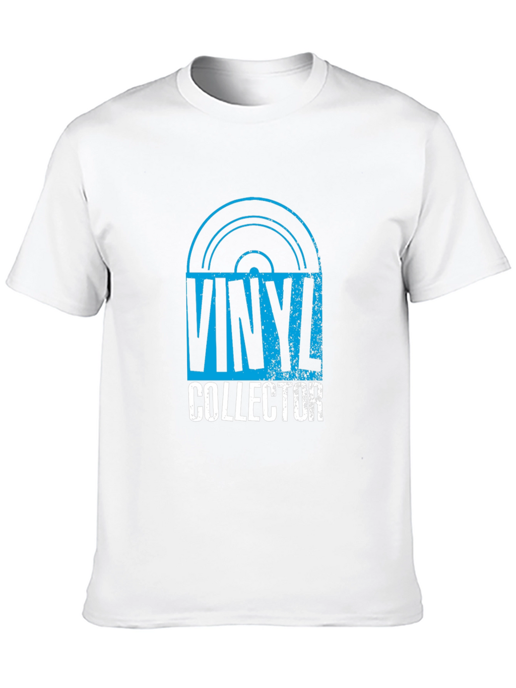 Vinyl Collector Graphic Tee - Black Cotton T-Shirt