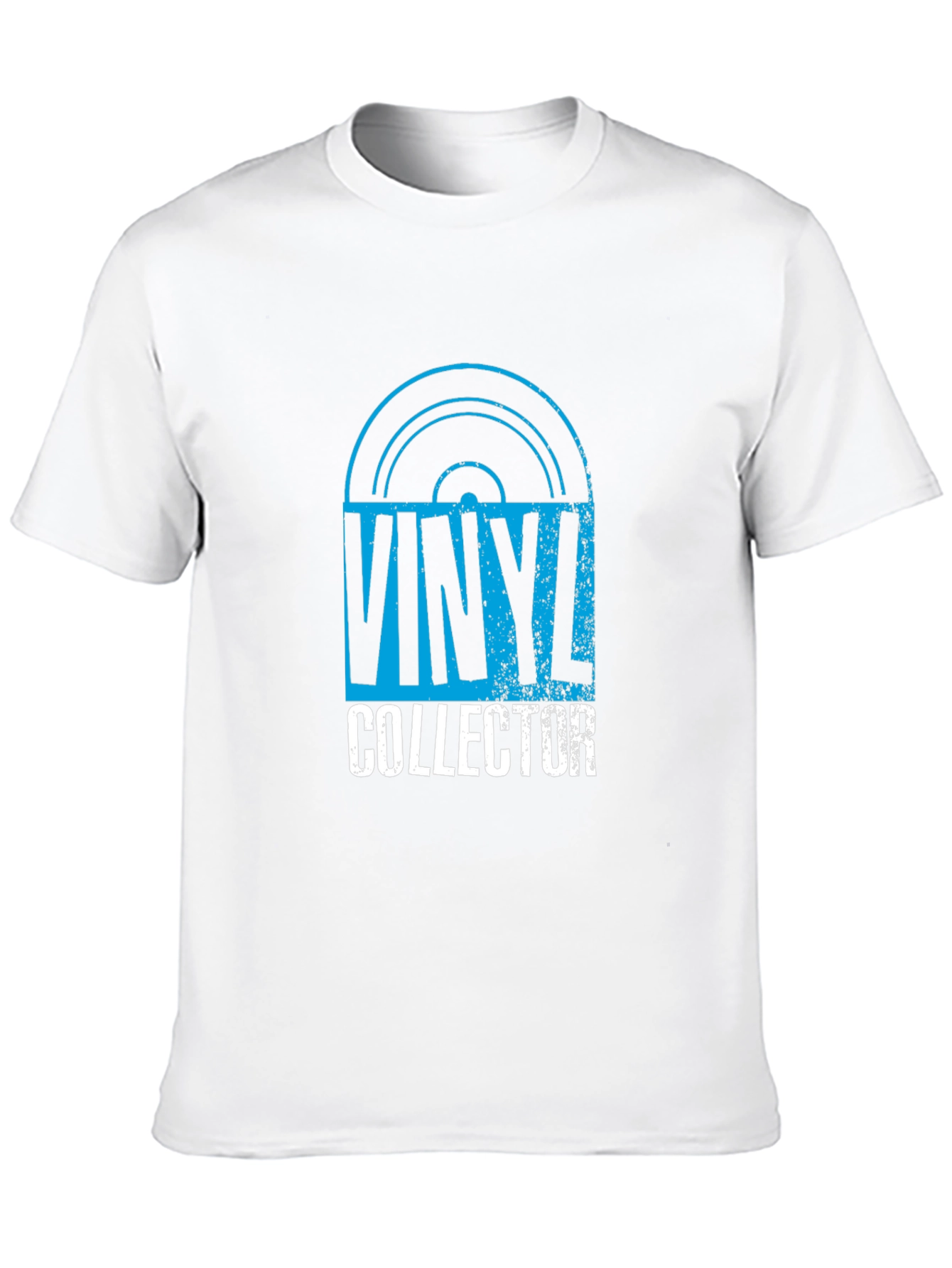 Vinyl Collector Graphic Tee - Black Cotton T-Shirt