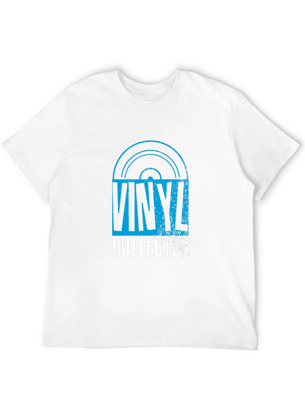 Vinyl Collector Graphic Tee - Black Cotton T-Shirt