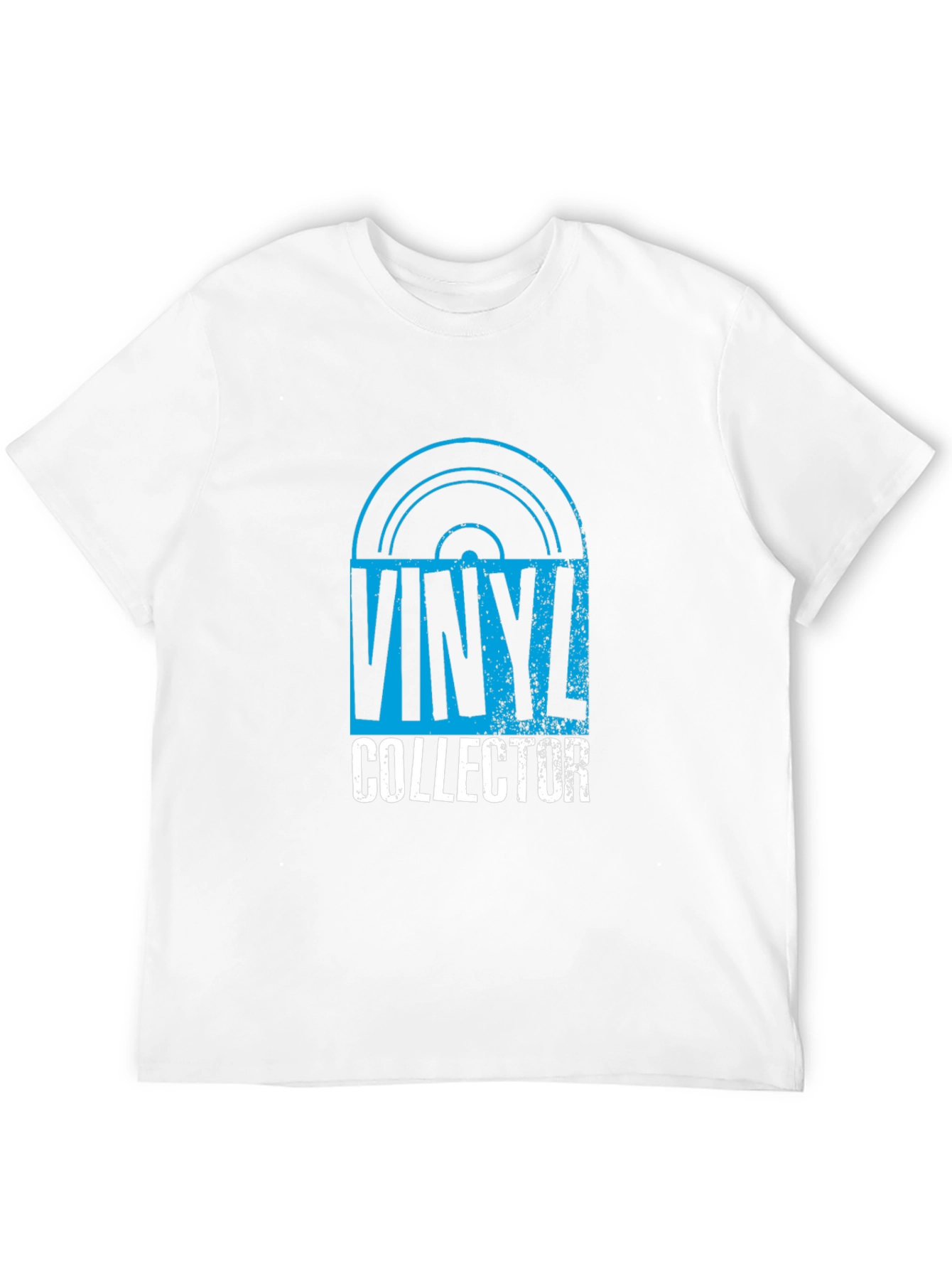 Vinyl Collector Graphic Tee - Black Cotton T-Shirt