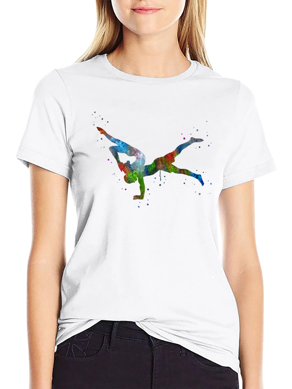 Acrobatic Watercolor Tee