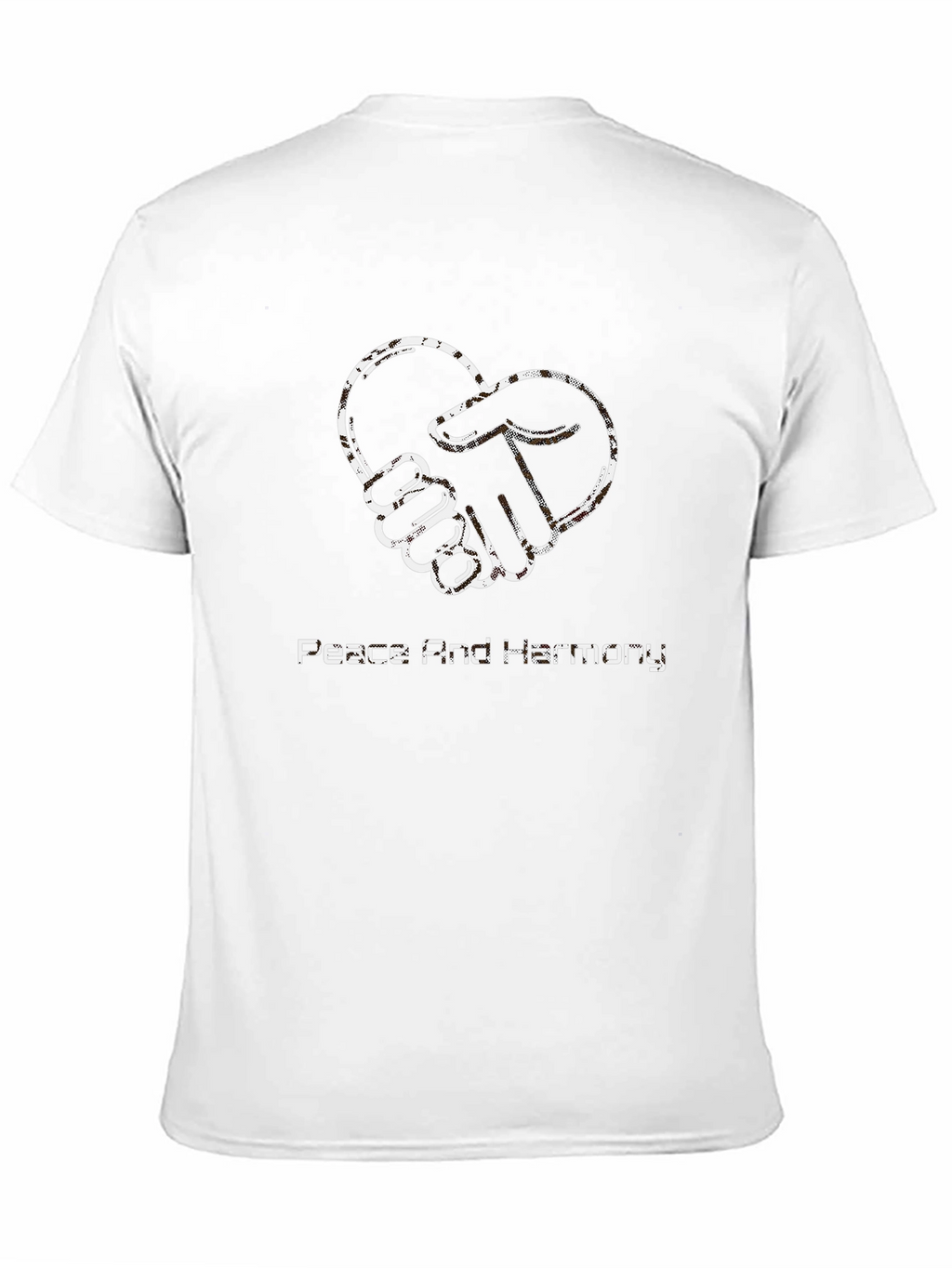 Peace & Harmony Graphic Tee - Stylish Black Shirt