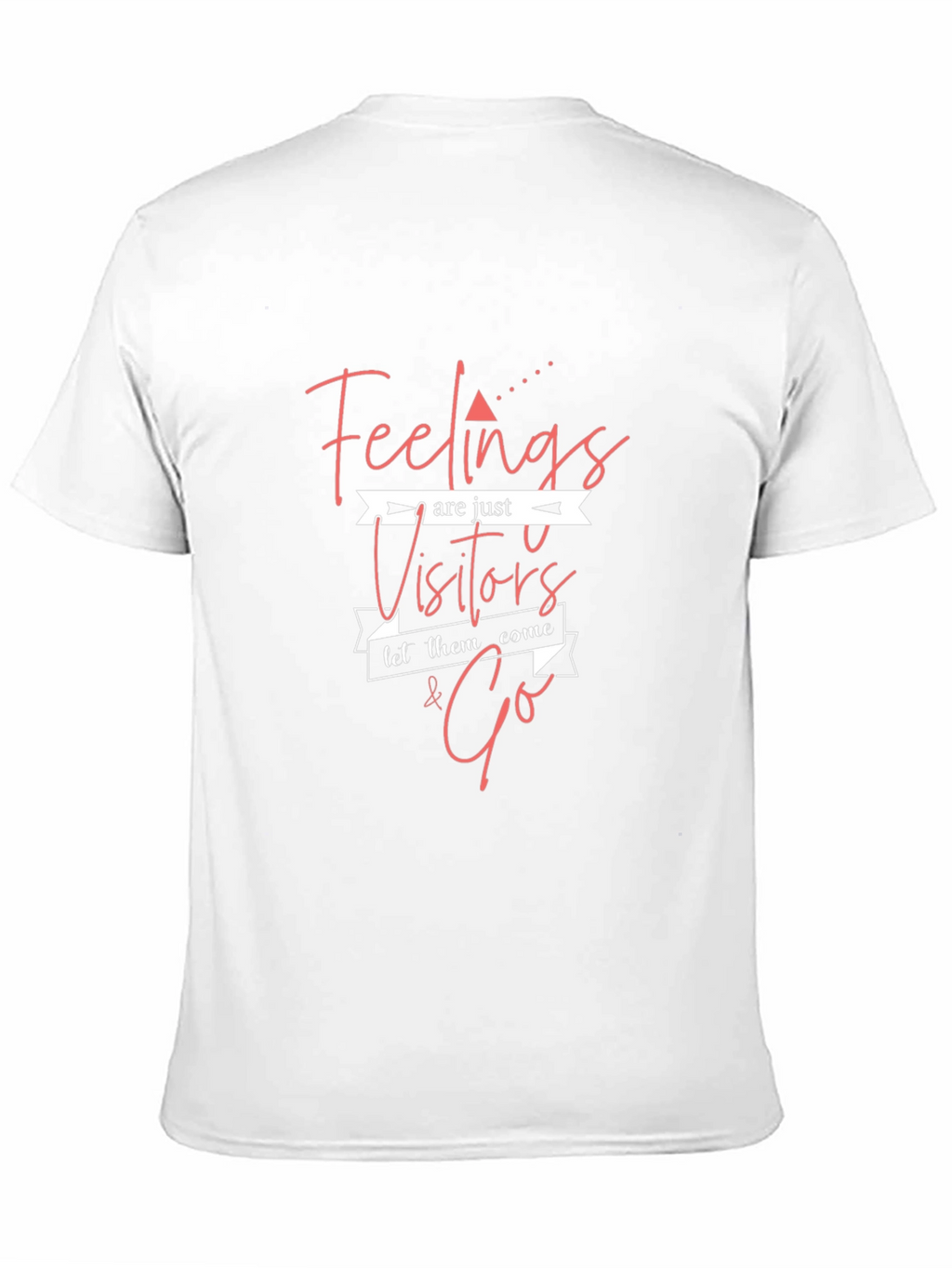 Feelings Are Just Visitors T-Shirt - Black