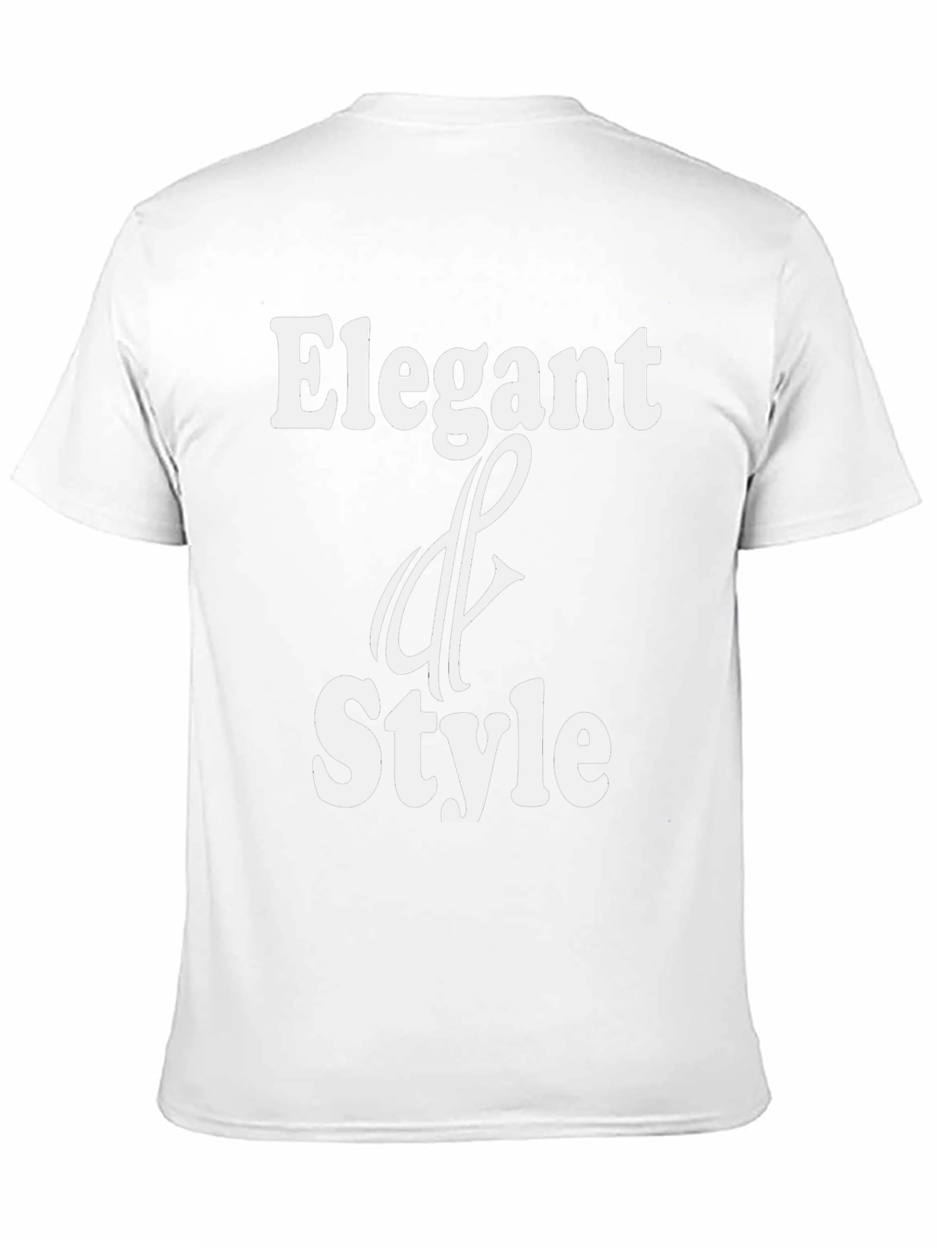 Elegant & Style Black Graphic T-Shirt