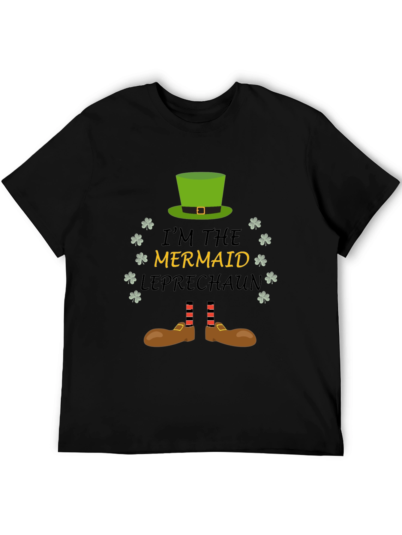 Mermaid Leprechaun St Patricks Day T-Shirt