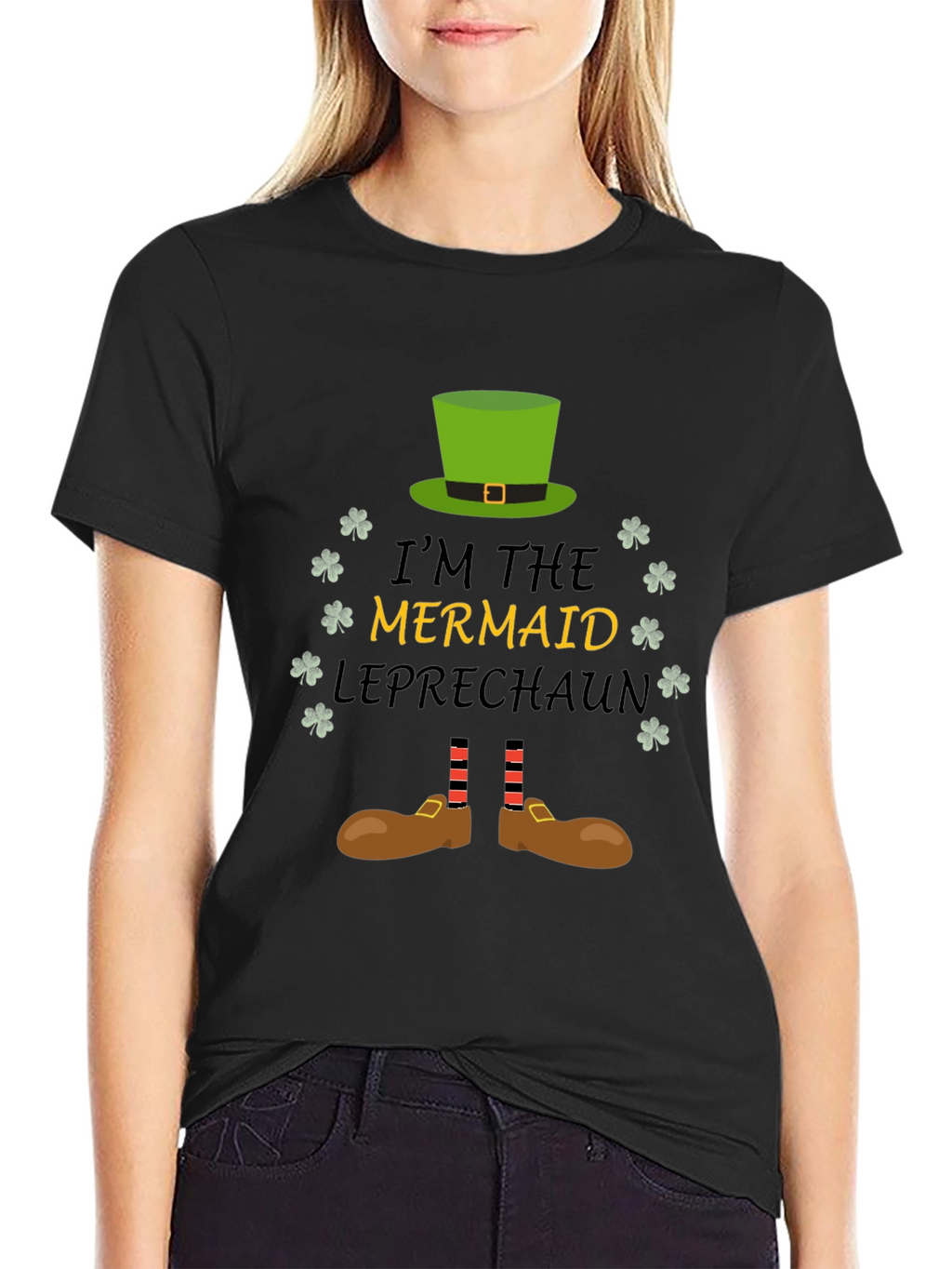 Mermaid Leprechaun St Patricks Day T-Shirt