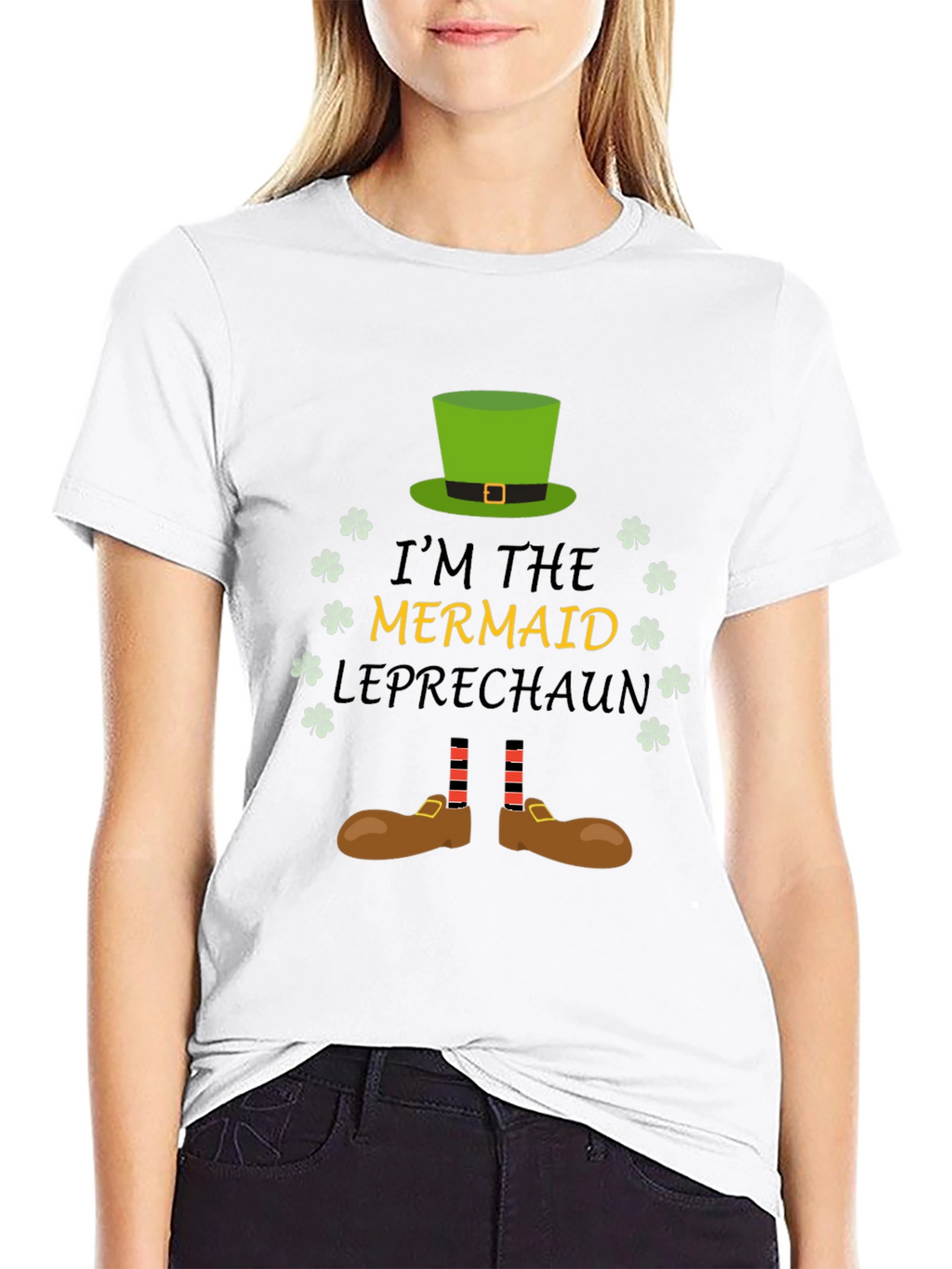 Mermaid Leprechaun St Patricks Day T-Shirt